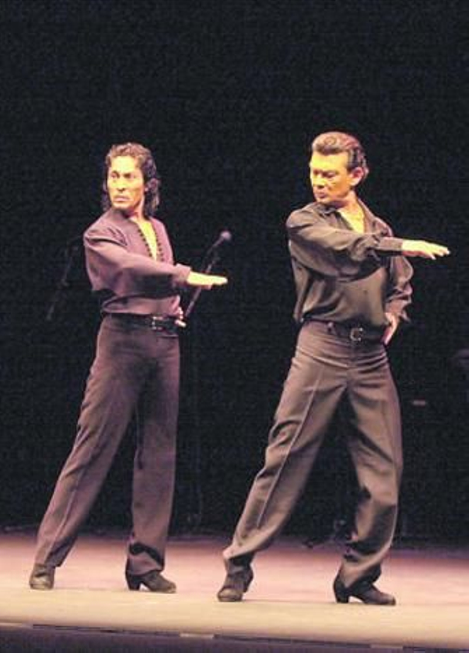 Manolete y El Güito, en una actuación anterior en Sevilla.