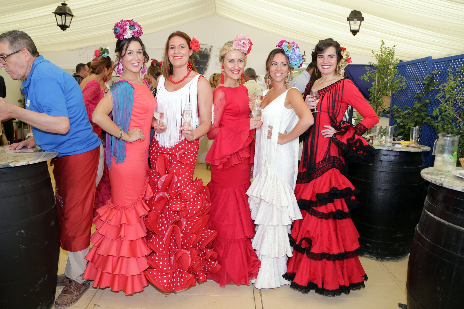 Isabel Gallego, Rosa Pérez, Rocío González, Anabel Sanmartín y Tatiana Chagoyen.
