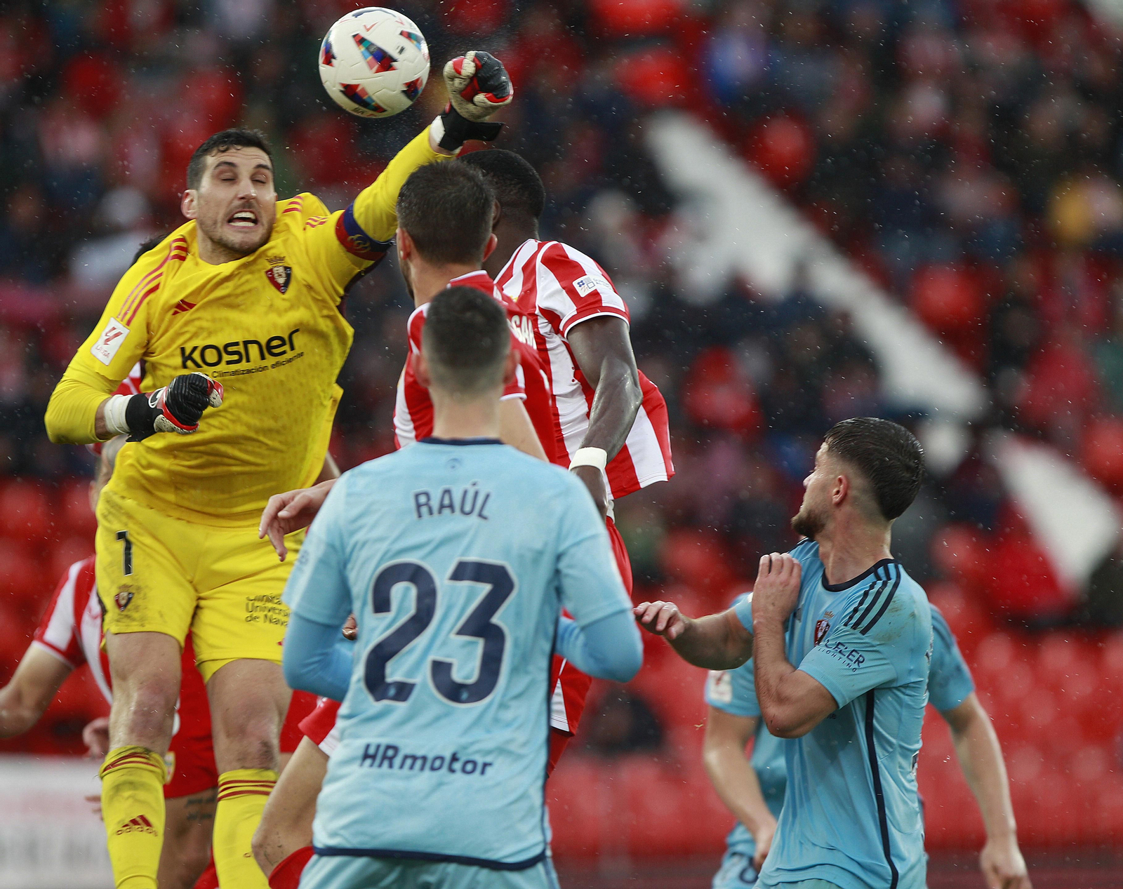 Las mejores imágenes del partido de fútbol U.D. Almería-C.A. Osasuna