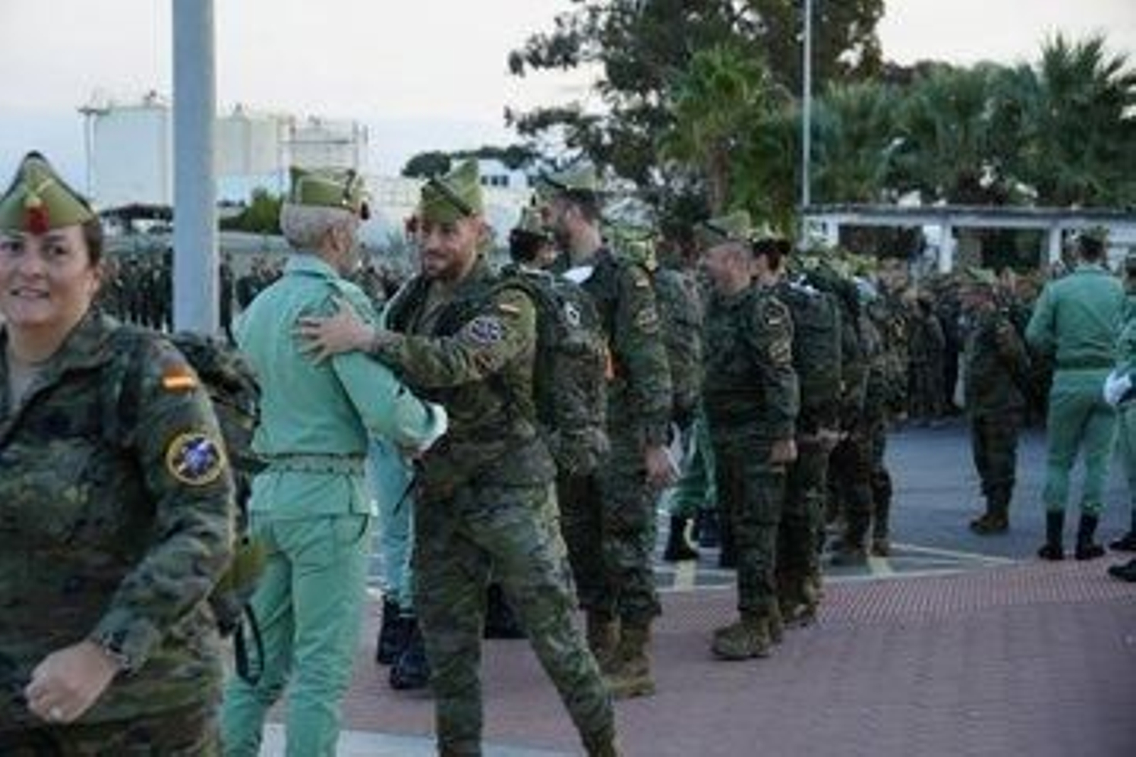 Los militares partieron este jueves a Eslovaquia.