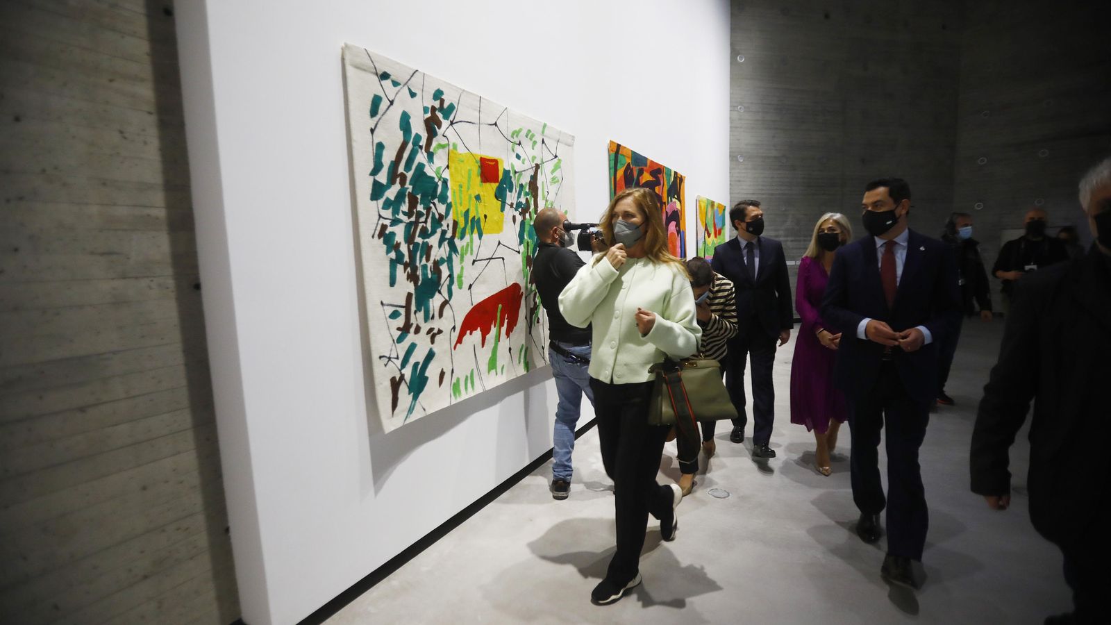 Francesca Thyssen-Bornemisza visita el C3A para presentar su proyecto.