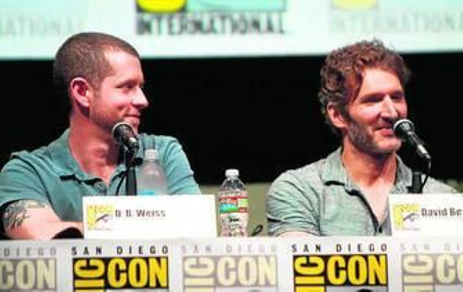 D. B. Weiss y David Benioff, creadores y guionistas de la serie.