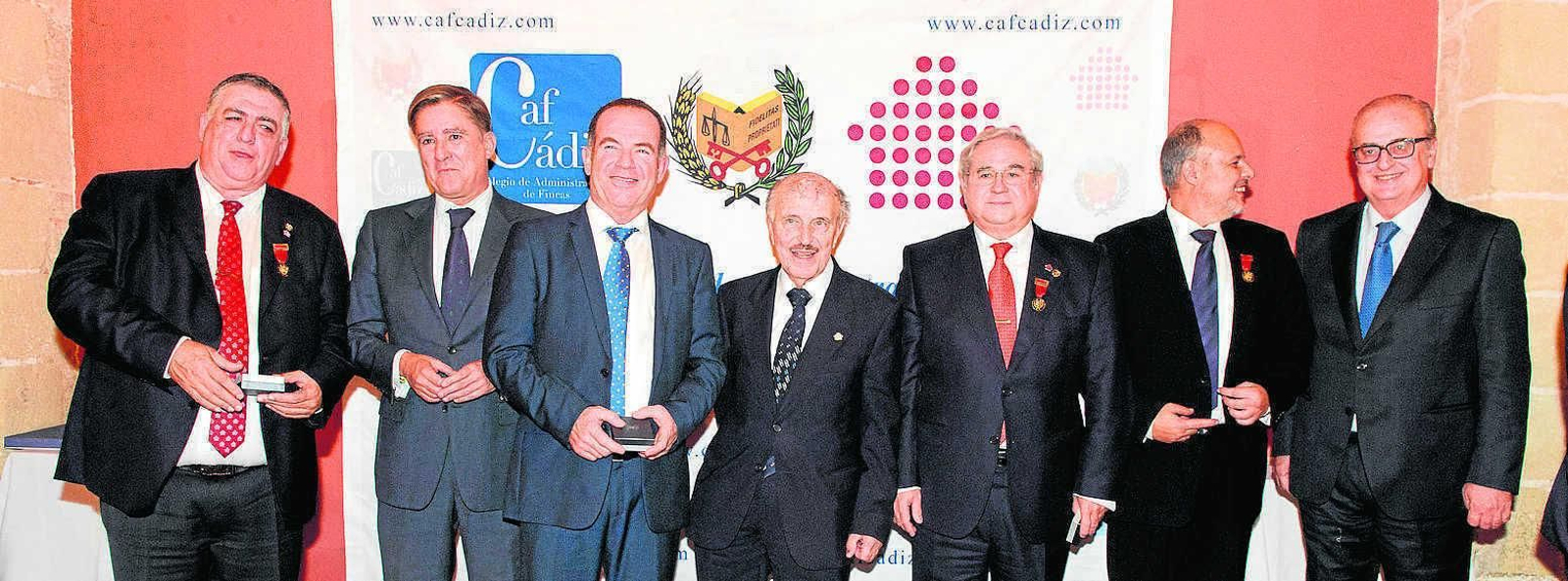 Francisco Gil Rojas, Manuel Estrella Ruiz, Antonio Mera Marín, Francisco Liñán López, Rafael Trujillo Marlasca, Ramón Rodríguez de Trujillo Guijosa y Antonio  Marín Fernández