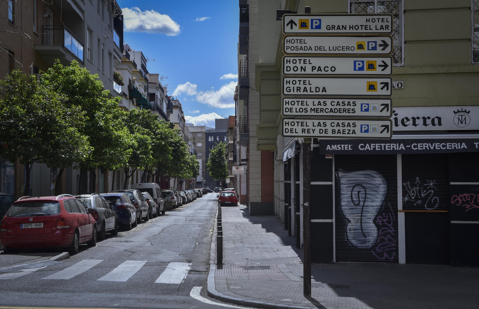 Las imágenes del estado de alarma en Sevilla