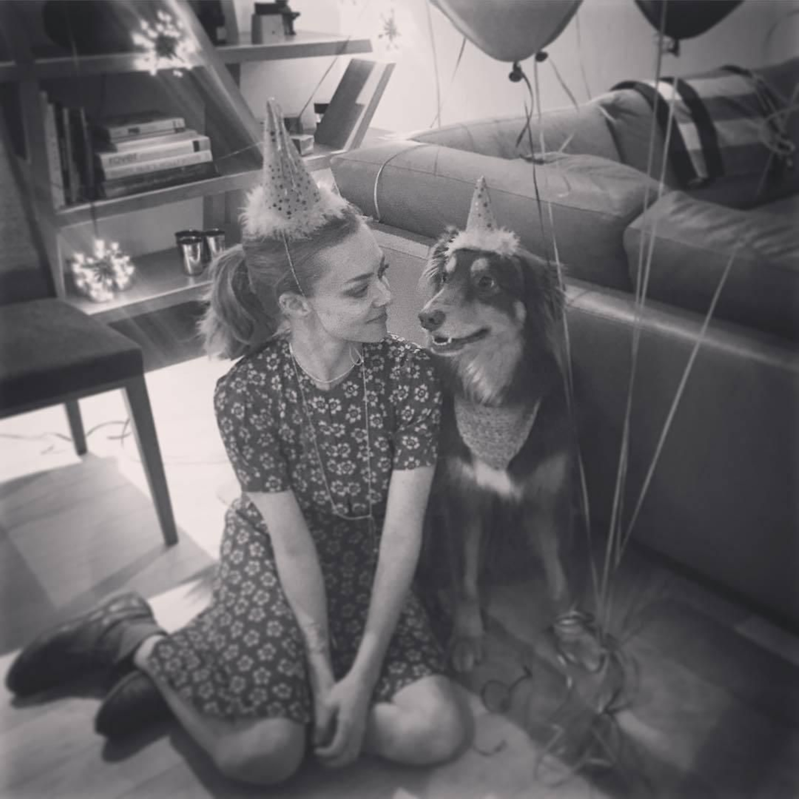 Finn, el gran compañero de Amanda Seyfried.