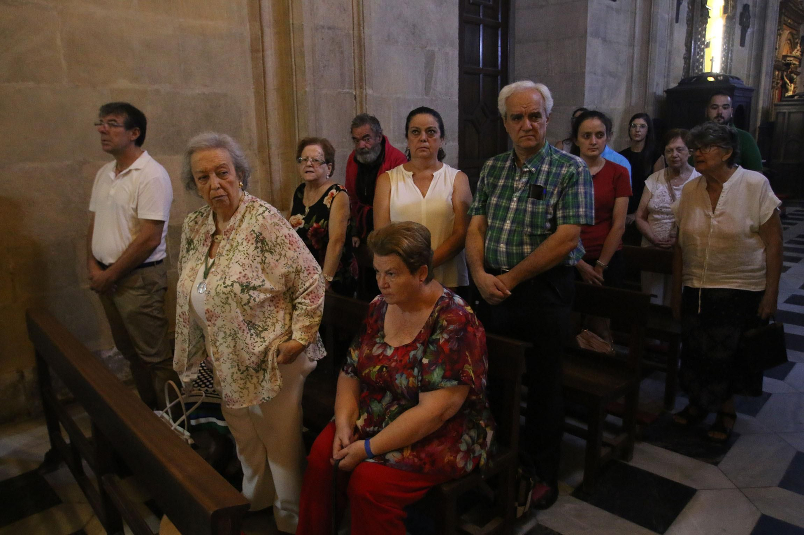 Fotogalería de la retirada de la Virgen del Mar para su restauración