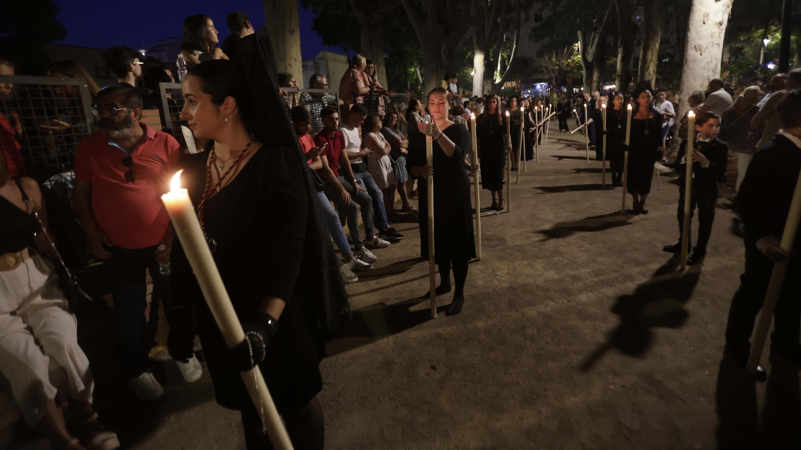 La Magna Mariana de Algeciras por el Parque María Cristina, en imágenes