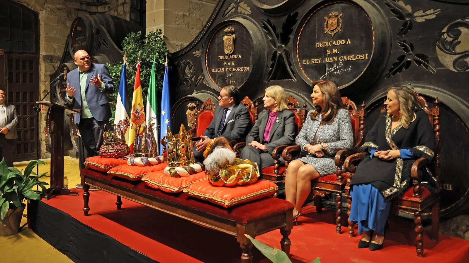 Presentación de los Reyes Magos 2024 de Jerez en Bodegas González Byass