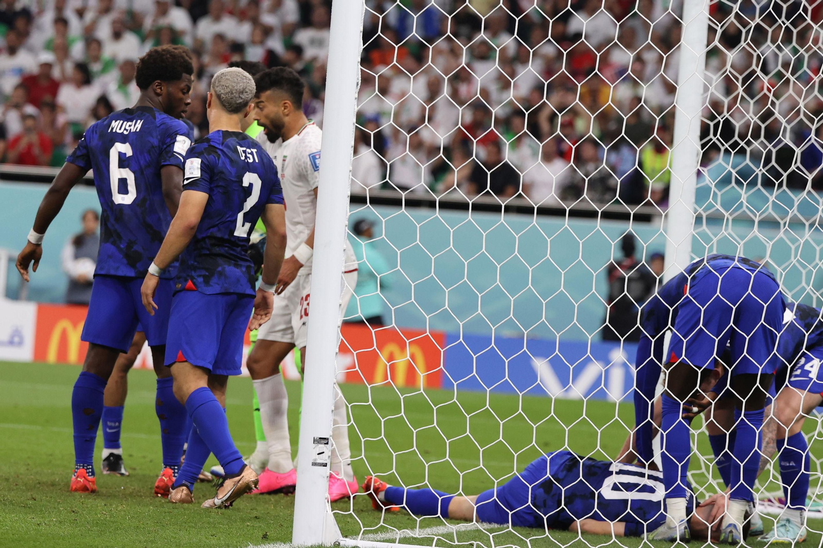 Las imágenes del Irán - Estados Unidos del Mundial de Qatar