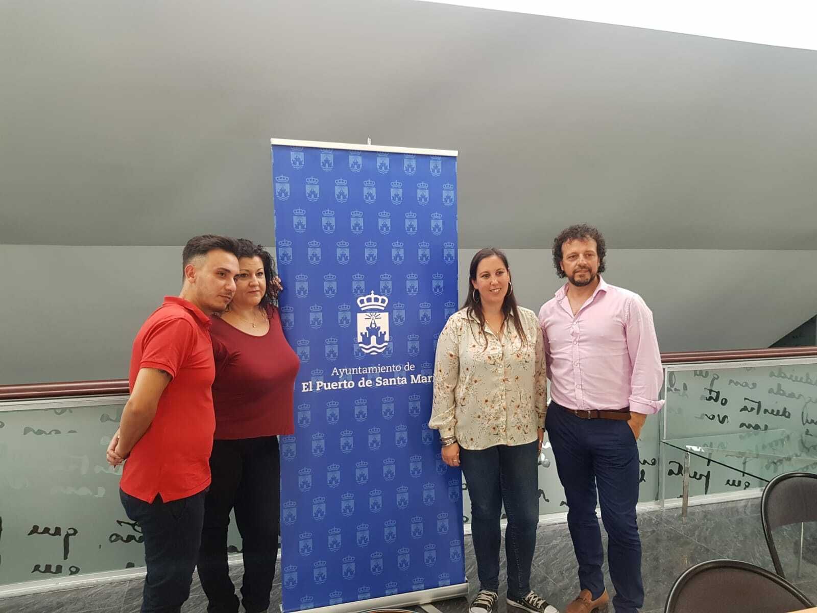De izq. a dcha.: Víctor Raposo, Araceli Arias, María Eugenia Lara y Jaime Cala.