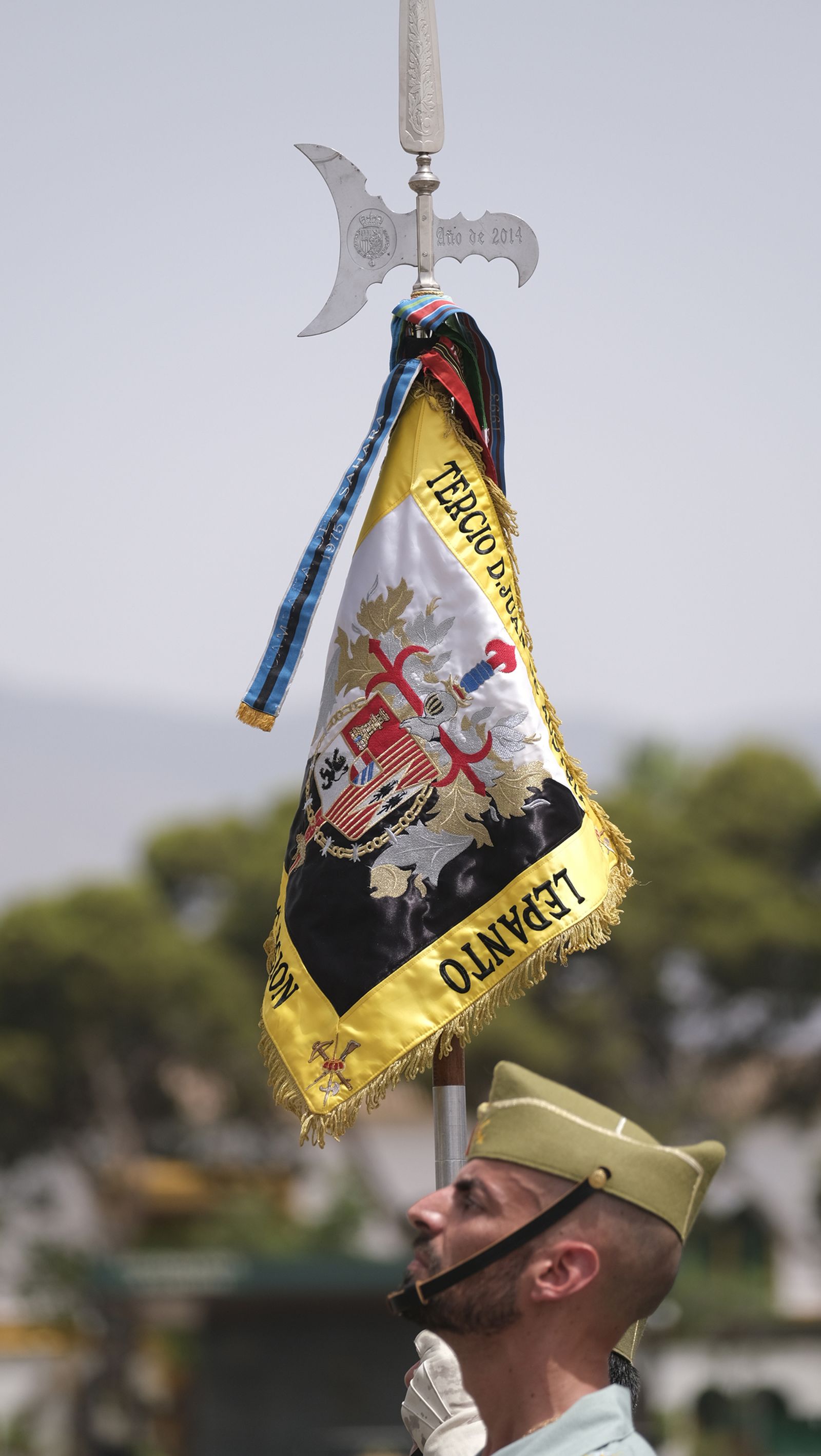 Visita de la Ministra de Defensa Margarita Robles a La Legión Española, en Viator