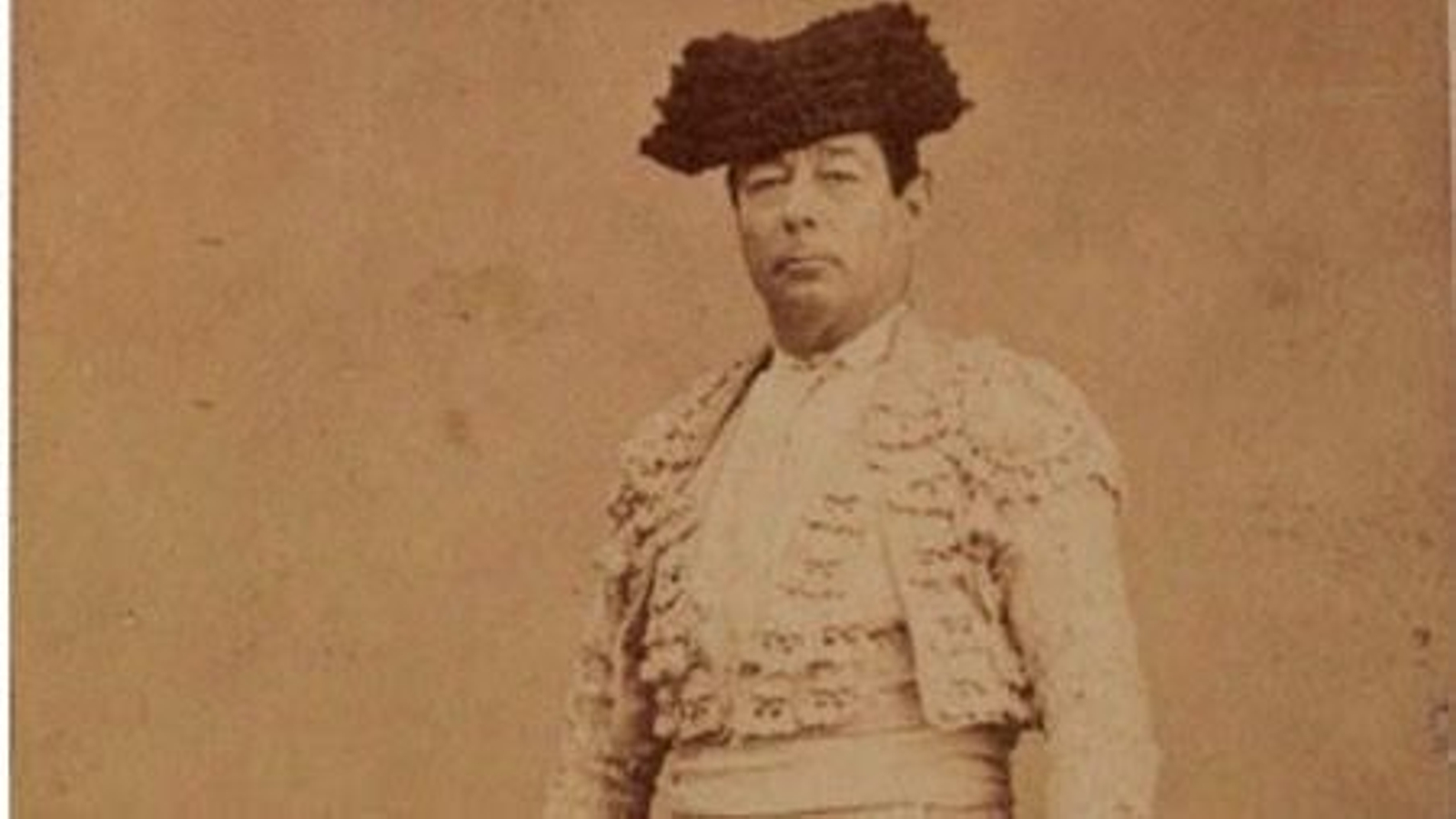 Curro Cúchares, en una fotografía de Jean Laurent, en 1858.