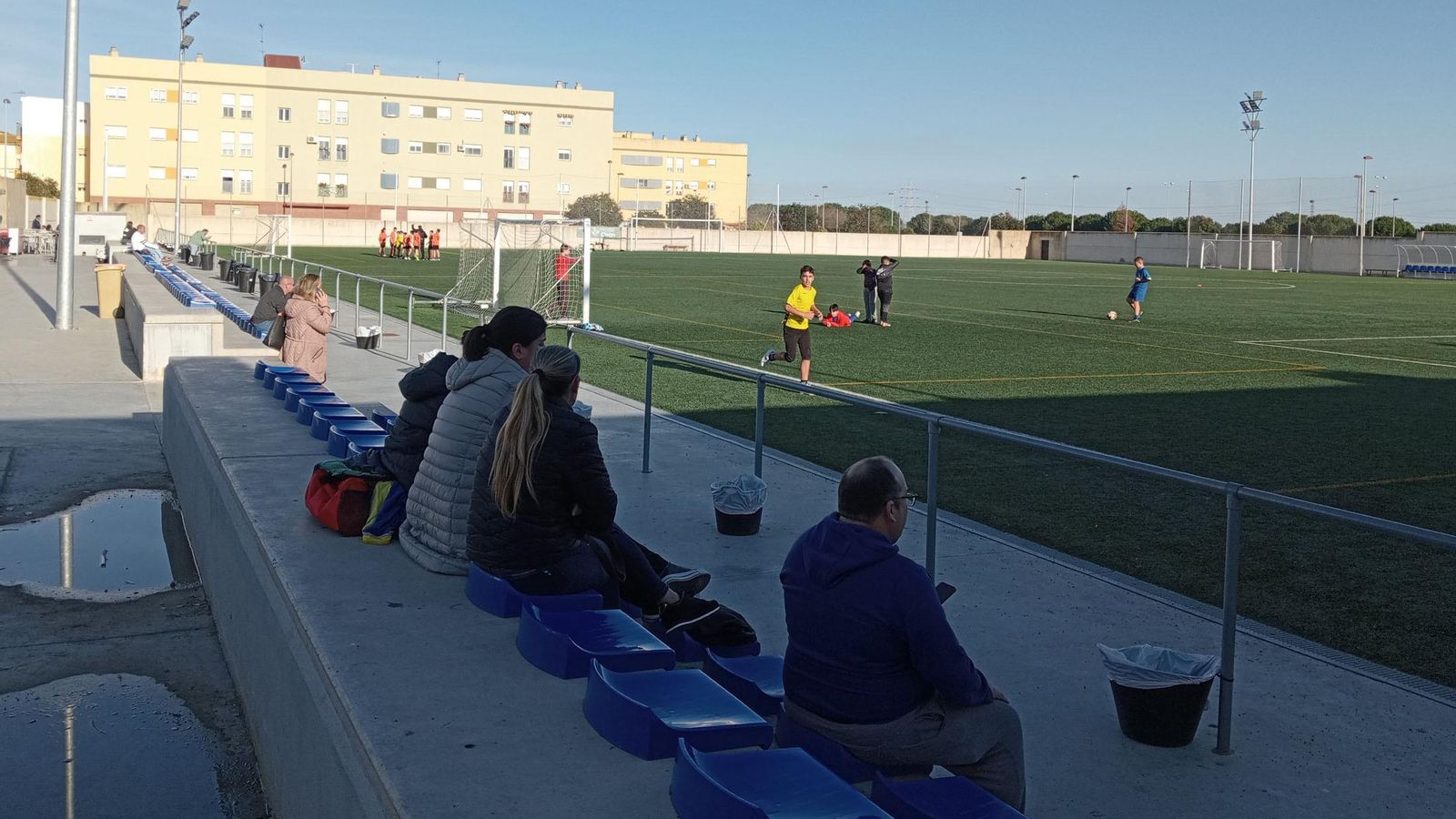 El campo de fútbol de Pérez Cubillas.