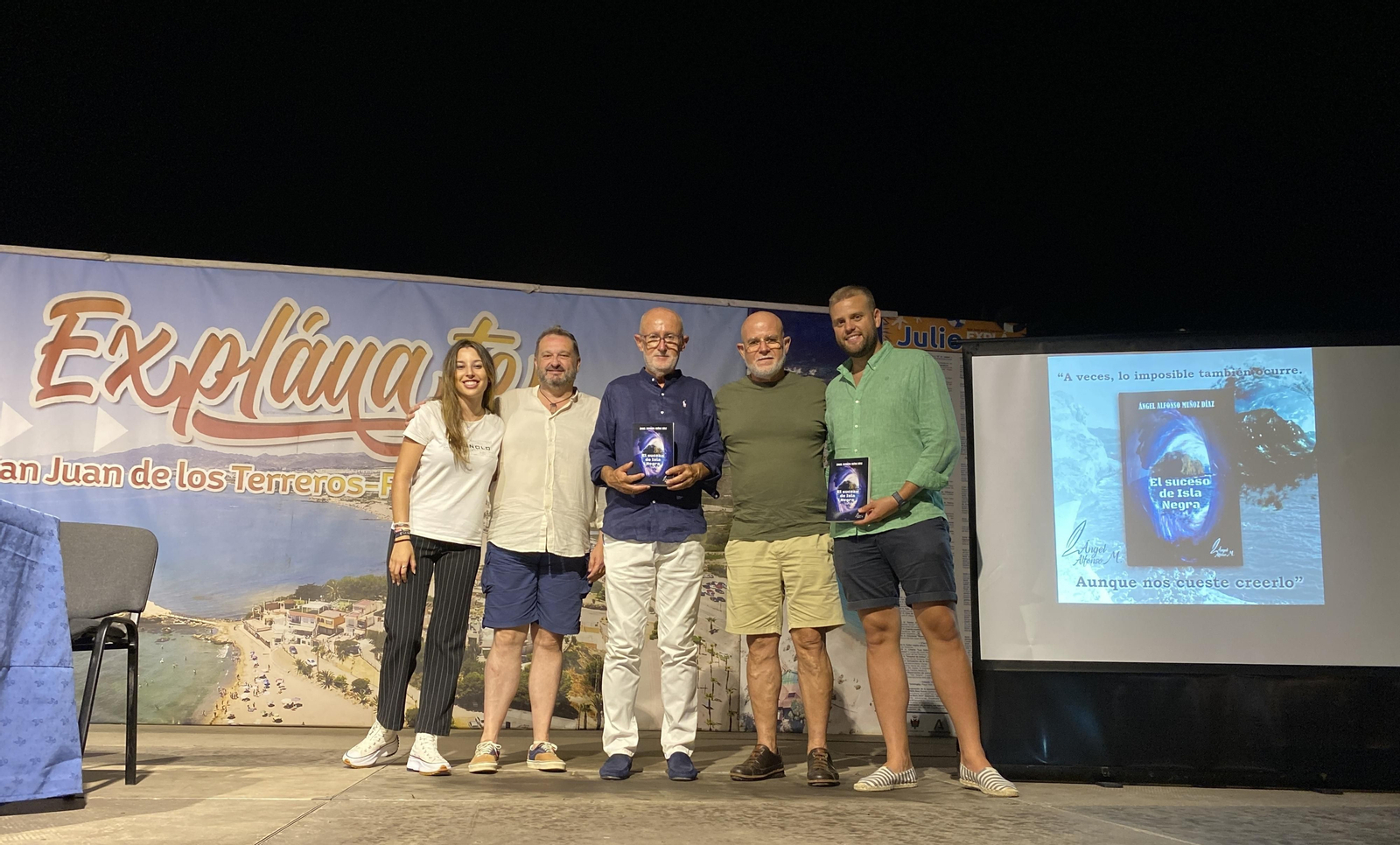 Acto de presentación de la novela de Ángel Alfonso Muñoz.