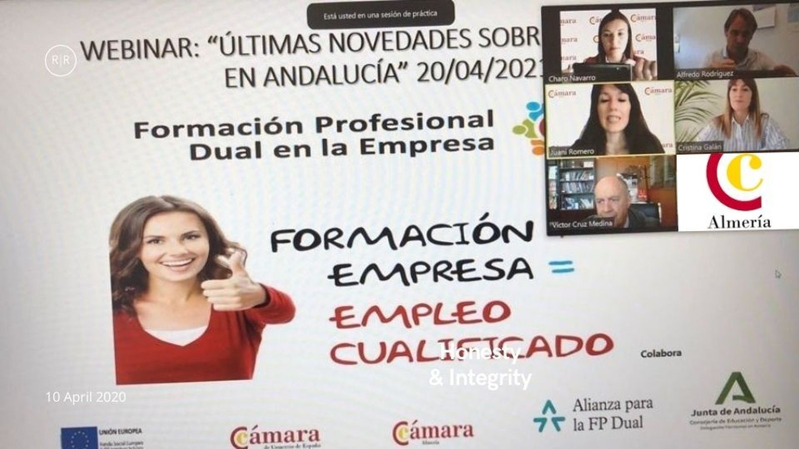 La Cámara presenta a las empresas las novedades de la de FP Dual en Alndalucía