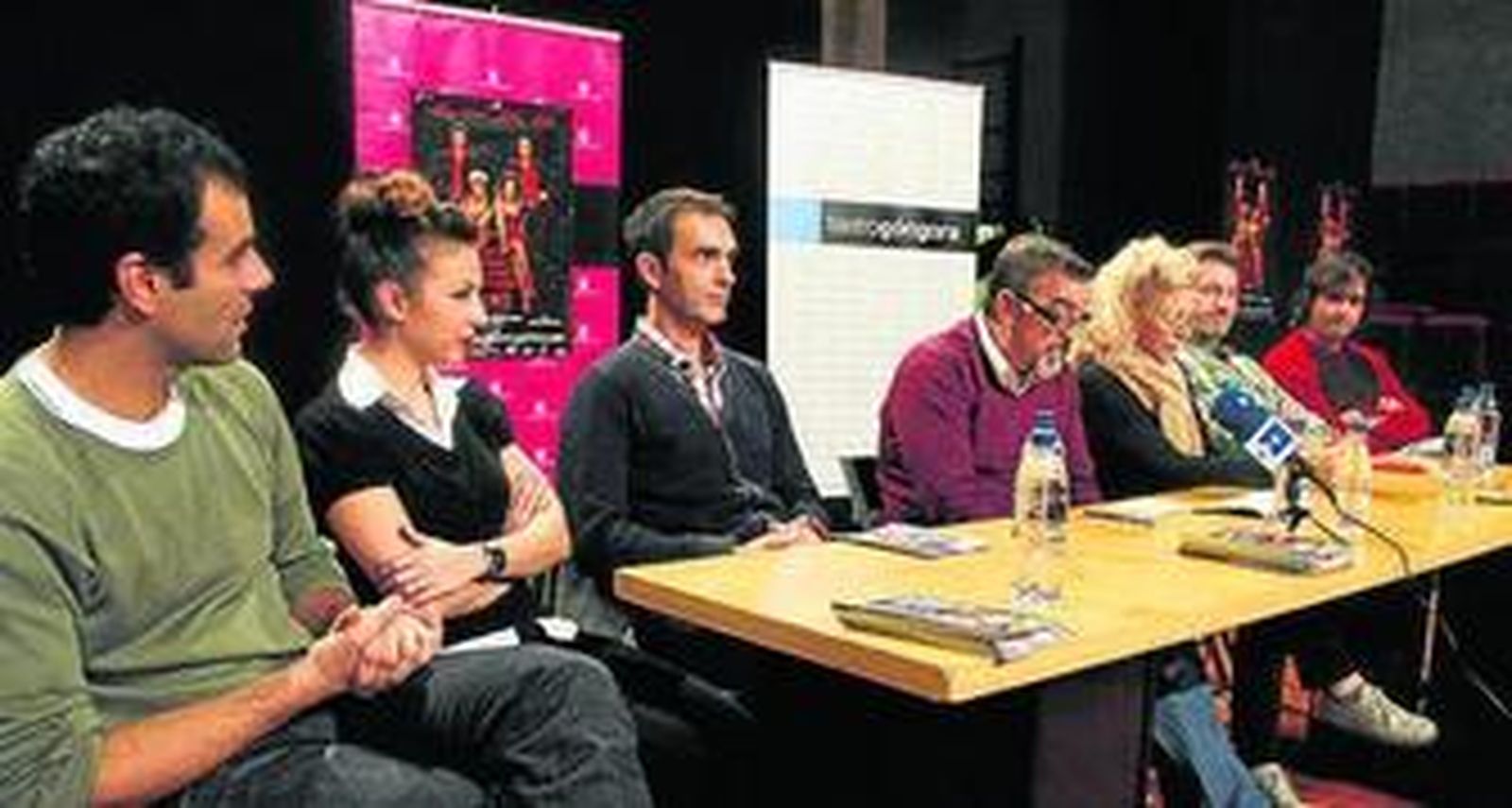 La presentación de la obra, ayer, en el Teatro Góngora.