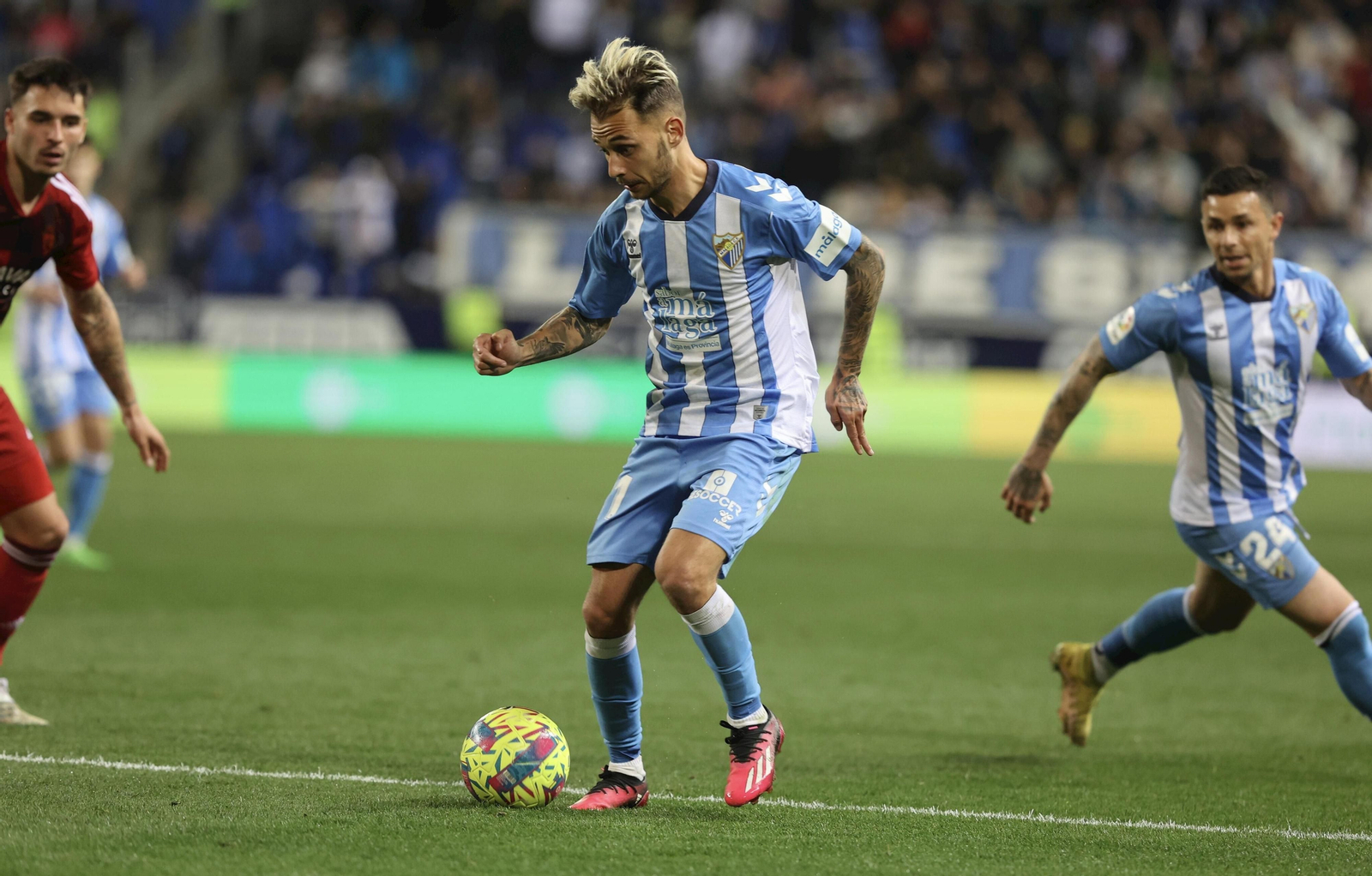 El Málaga CF-Zaragoza, en fotos
