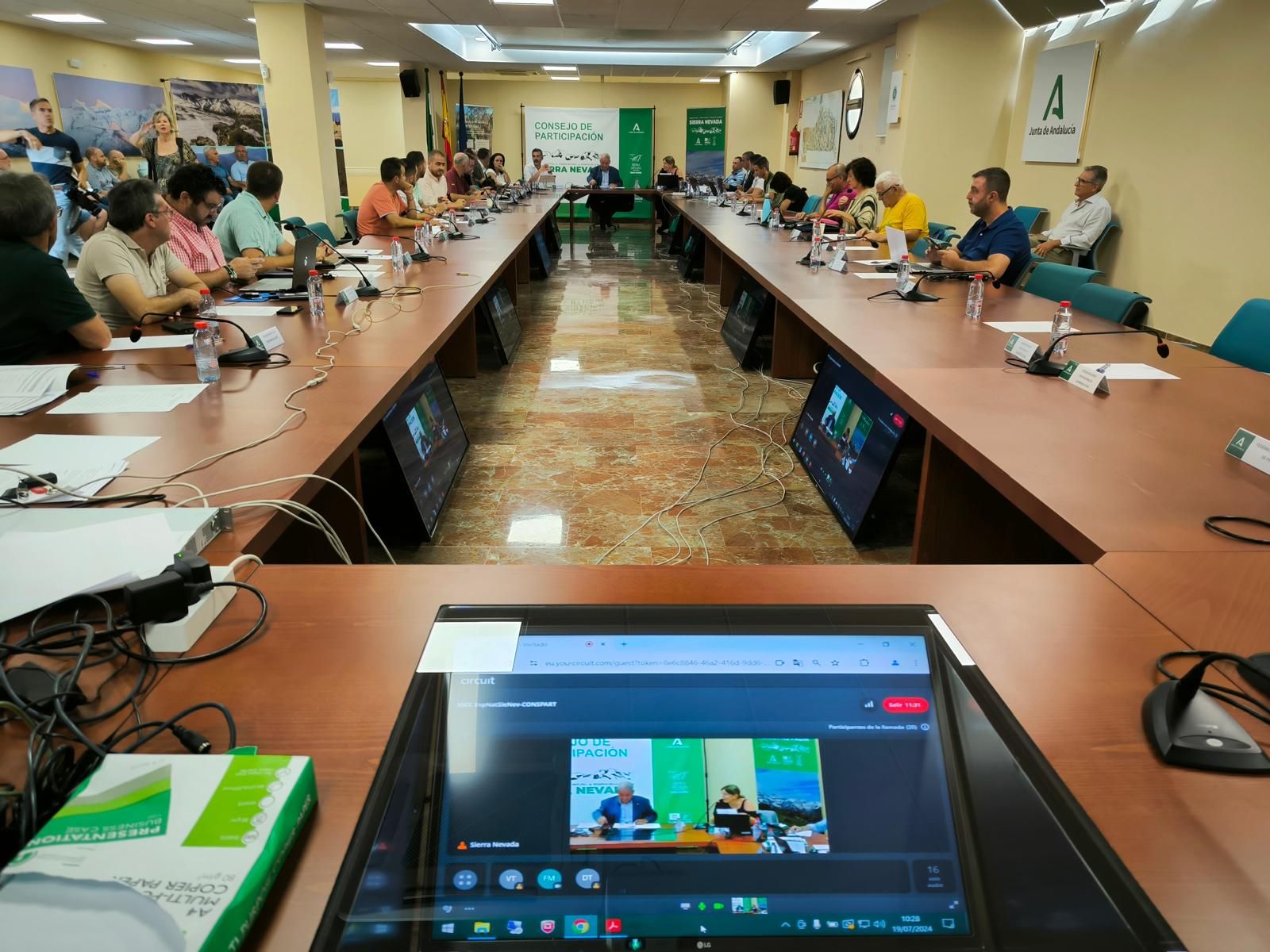 Reunión del Consejo de Participación.