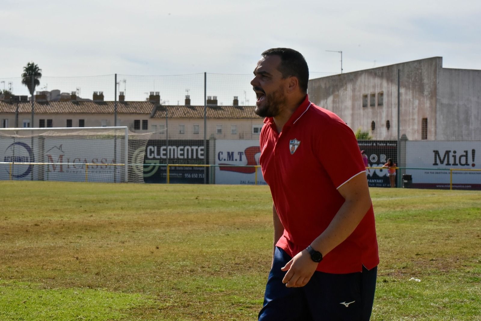 Antonio Jesús Cobos durante un partido del Pozoblanco.
