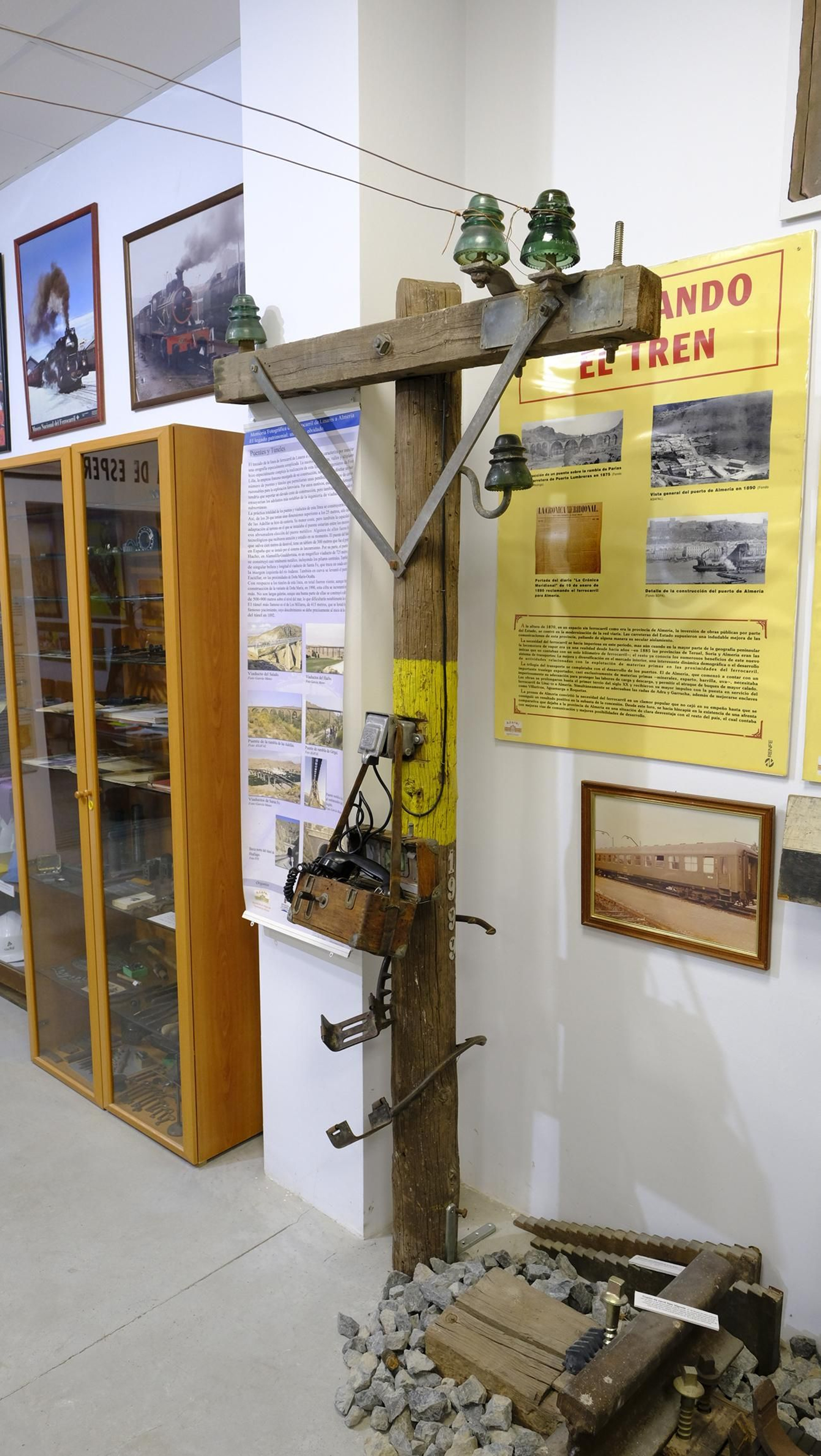 Jornada de puertas abiertas de la Asociación de Amigos del Ferrocarril de Almería (ASAFAL), en imágenes