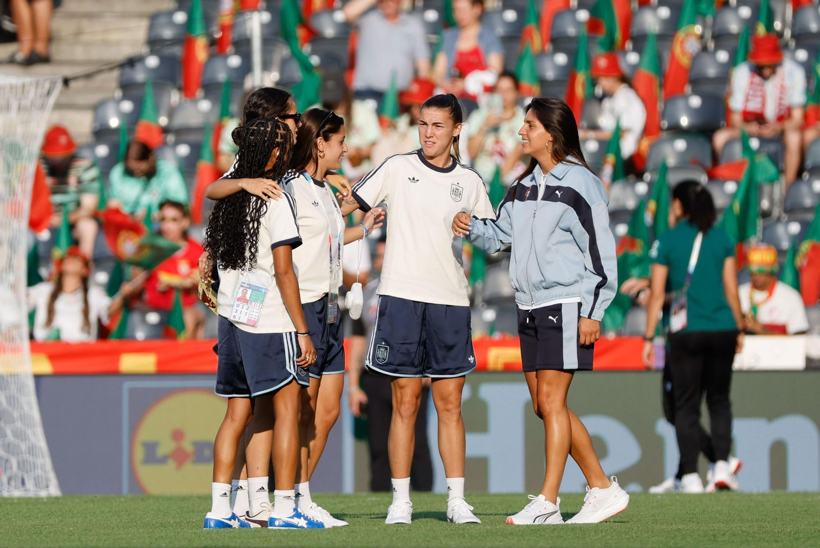 Las fotos del España - Portugal en la Eurocopa femenina