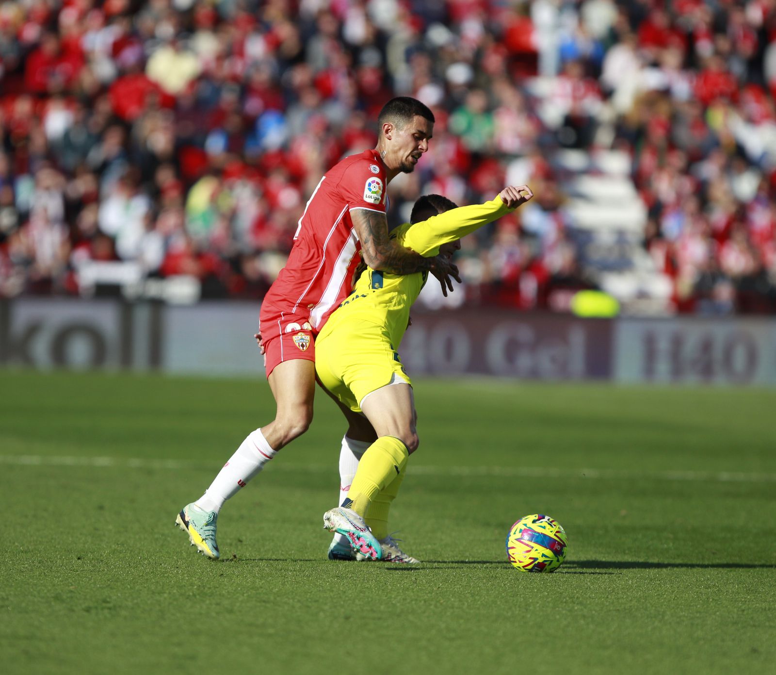 Imágenes de la derrota de la U.D. Almería ante el Villarreal por 0 a 2