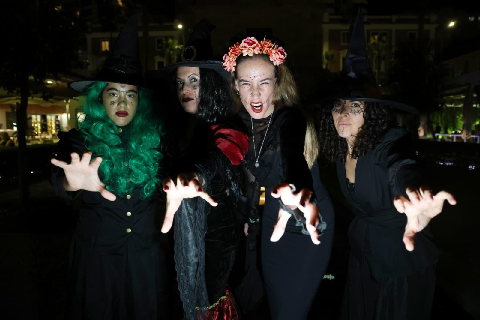 La noche de Halloween en Málaga, en imágenes