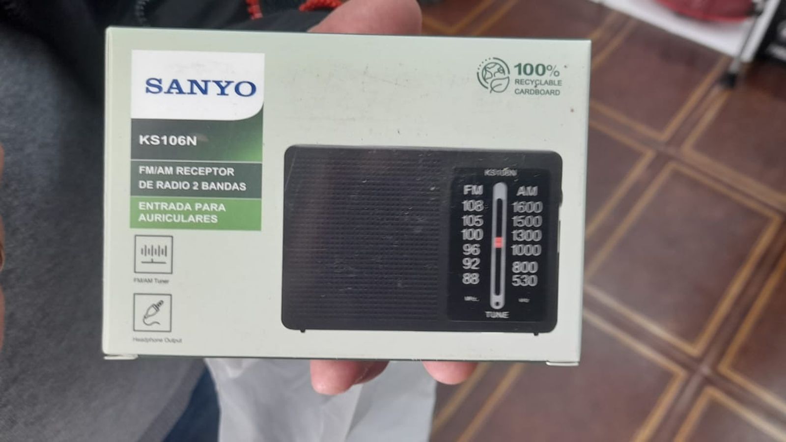 La radio que finalmente se llevó Juan Ramírez