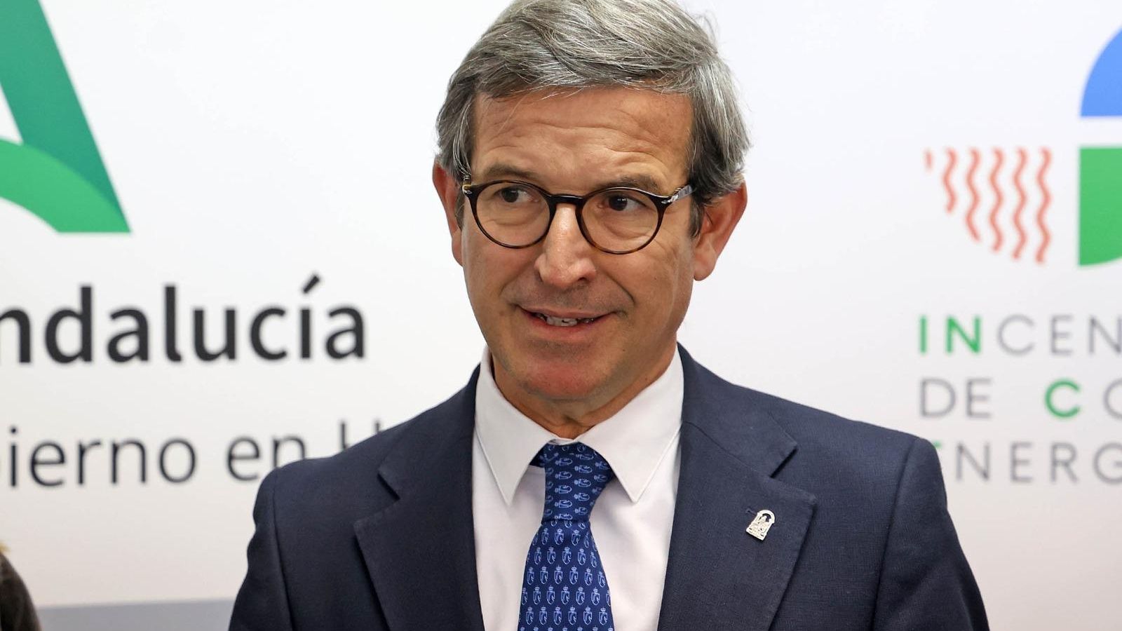 Jorge Paradela, consejero de Industria, Energía y Minas de la Junta, durante la presentación realizada en Huelva.