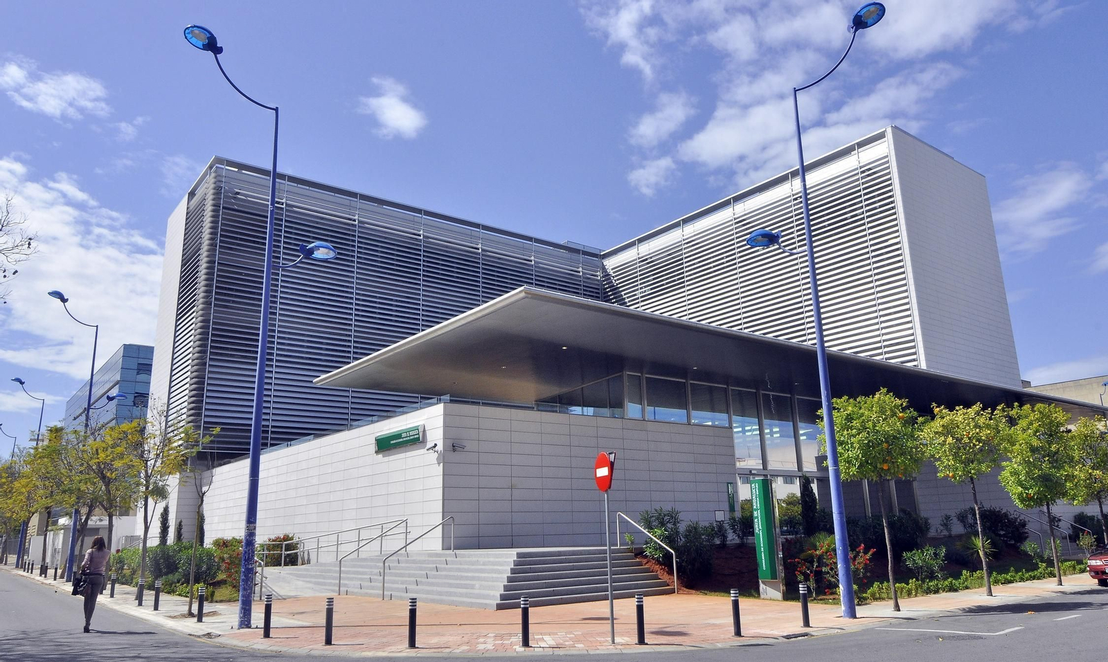 Sede corporativa de la Agencia de Innovación y Desarrollo de Andalucía, en la isla de la Cartuja, en Sevilla.