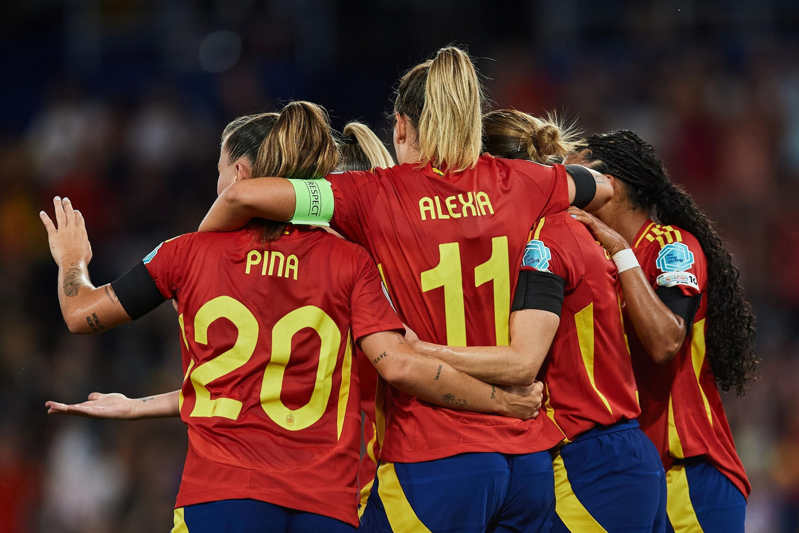 Las fotos del España - Portugal en la Eurocopa femenina