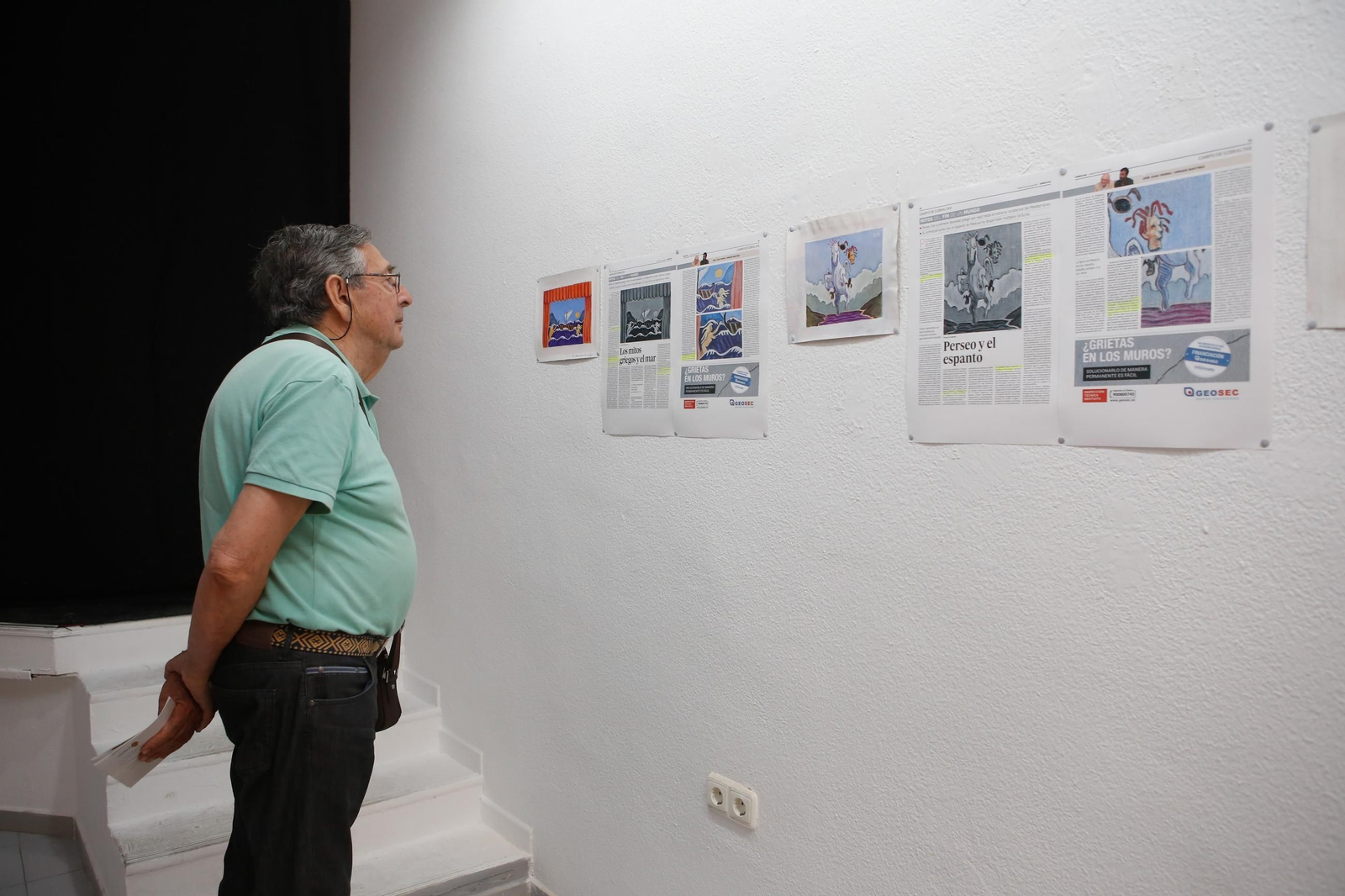Fotos de la inauguración de la exposición Mitos del fin de un mundo en Algeciras