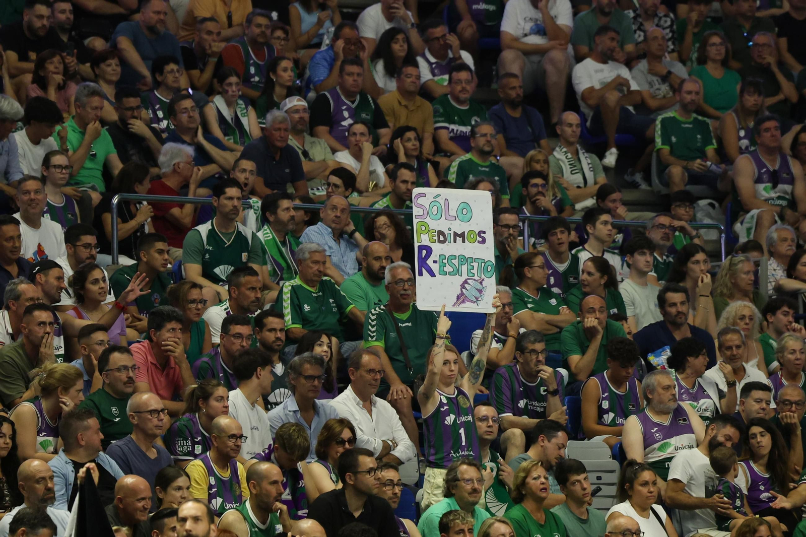 El Unicaja-Real Madrid, en fotos