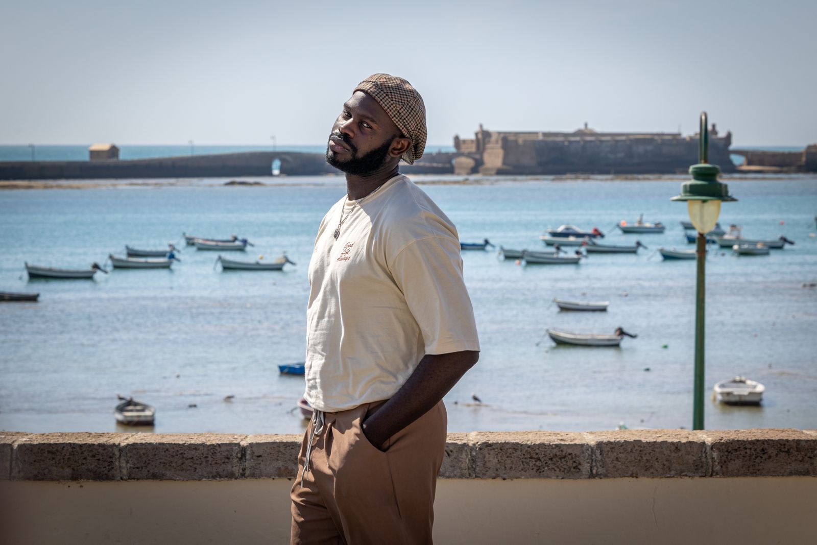 Photocall de Petra Martínez y actores de la serie 'La ley del mar' en La Caleta