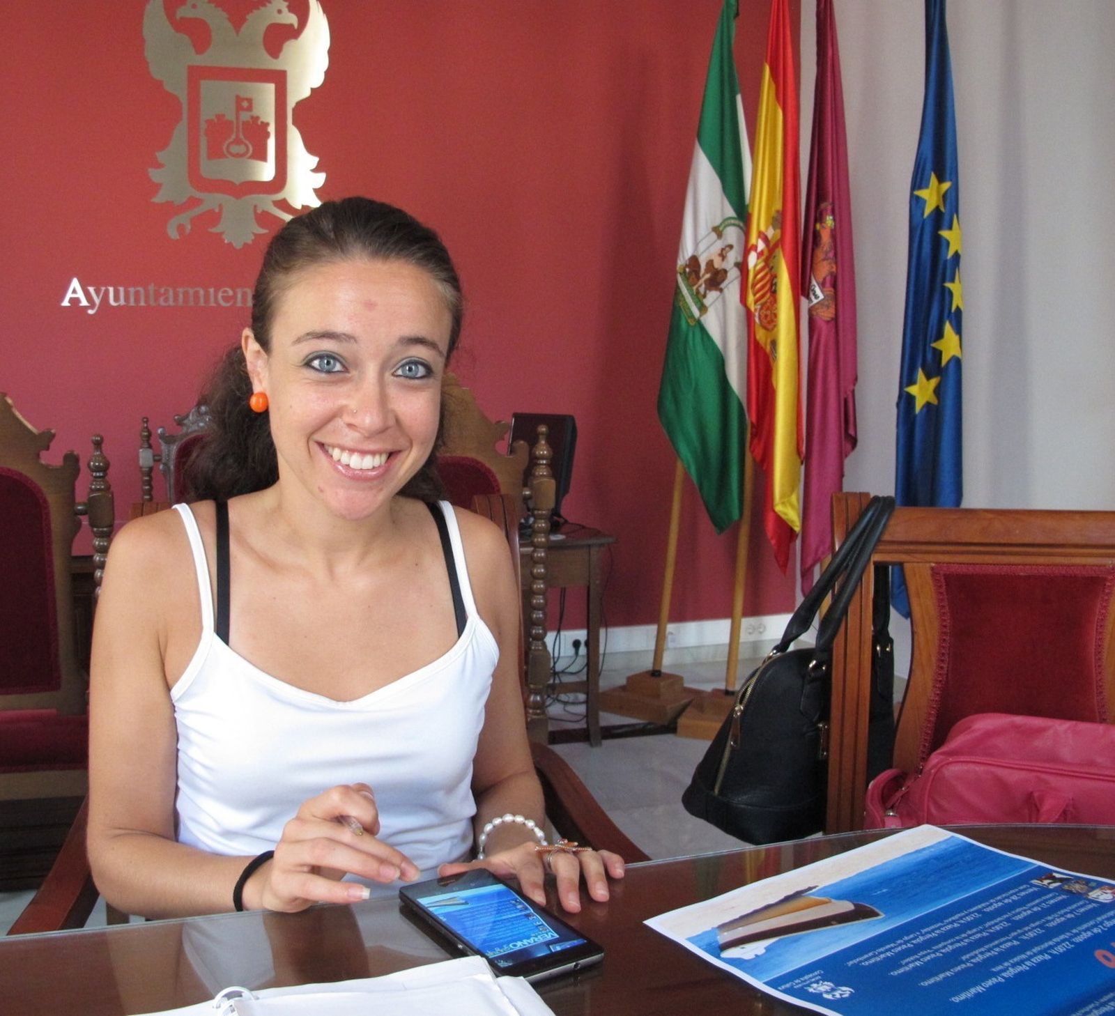 La concejal de Tecnologías del Ayuntamiento de Vera.