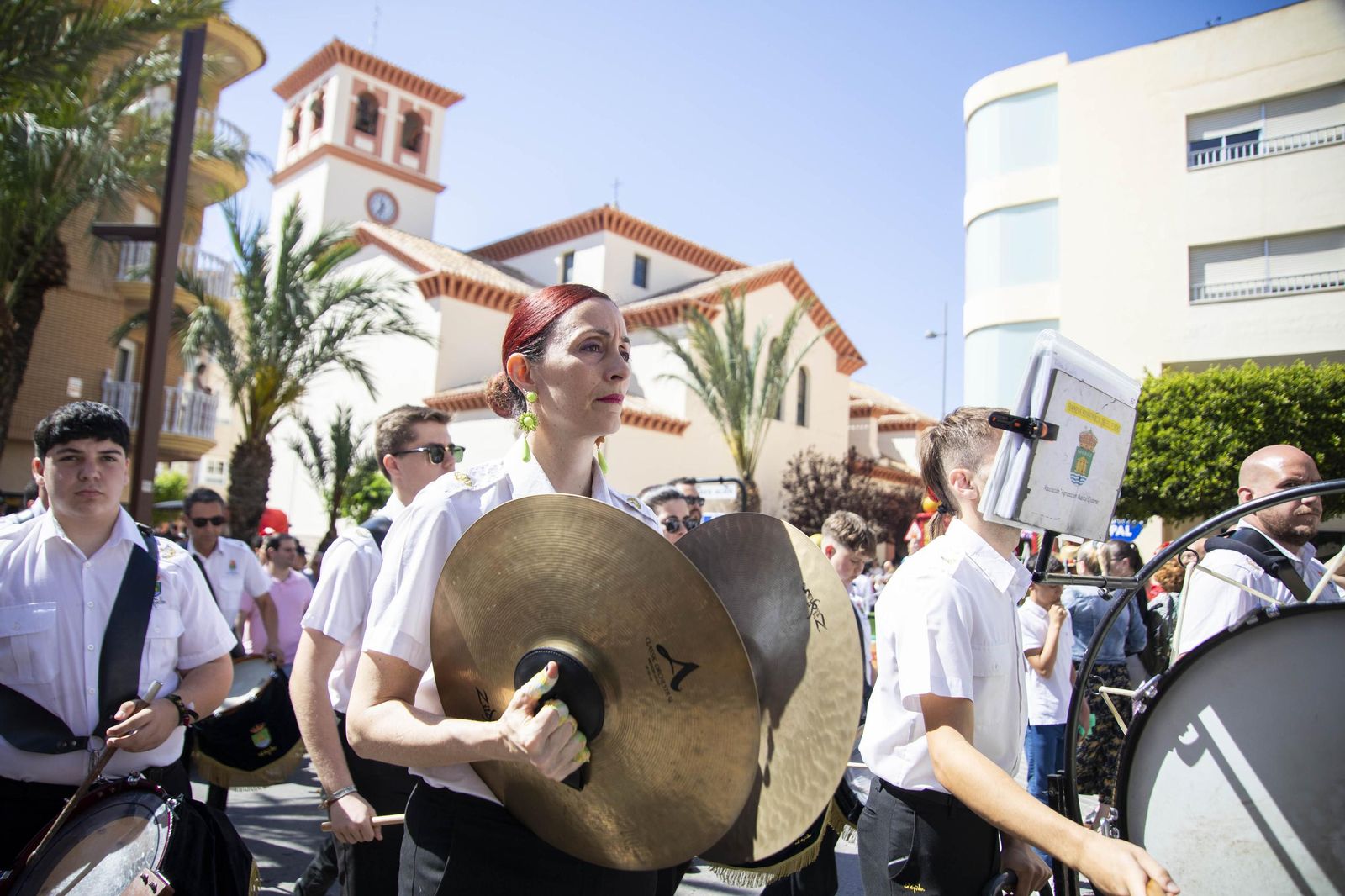 Las imágnes de la misa y procesión en honor a San Marcos en El Ejido