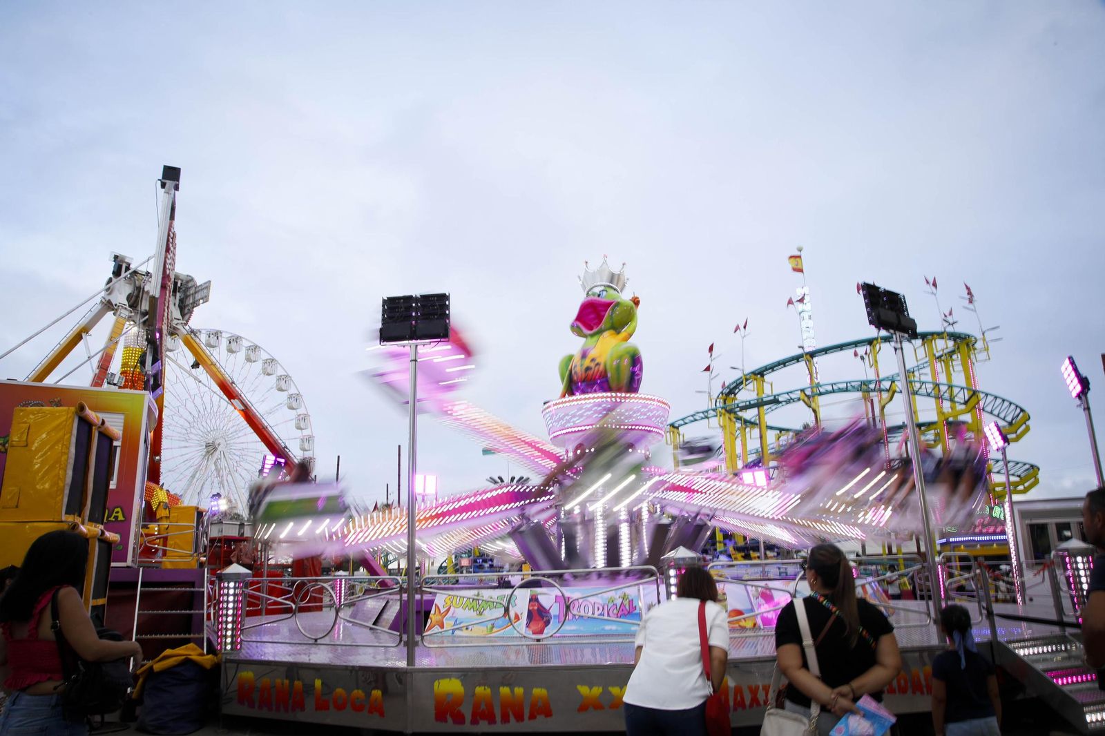 Las imágenes del lunes en la Feria de Almería sin ruidos