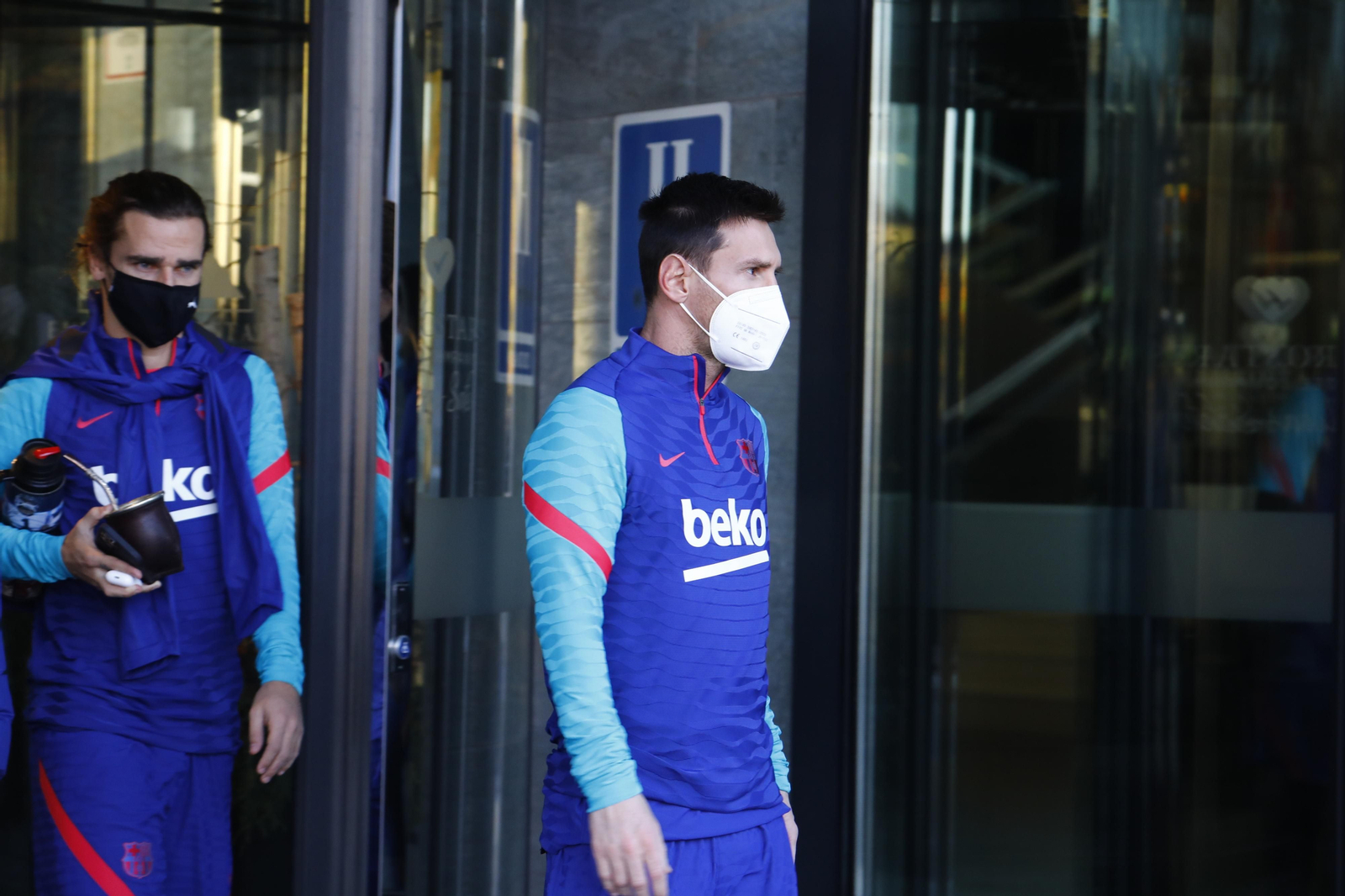 El Barça ya prepara la Supercopa en Córdoba, en imágenes