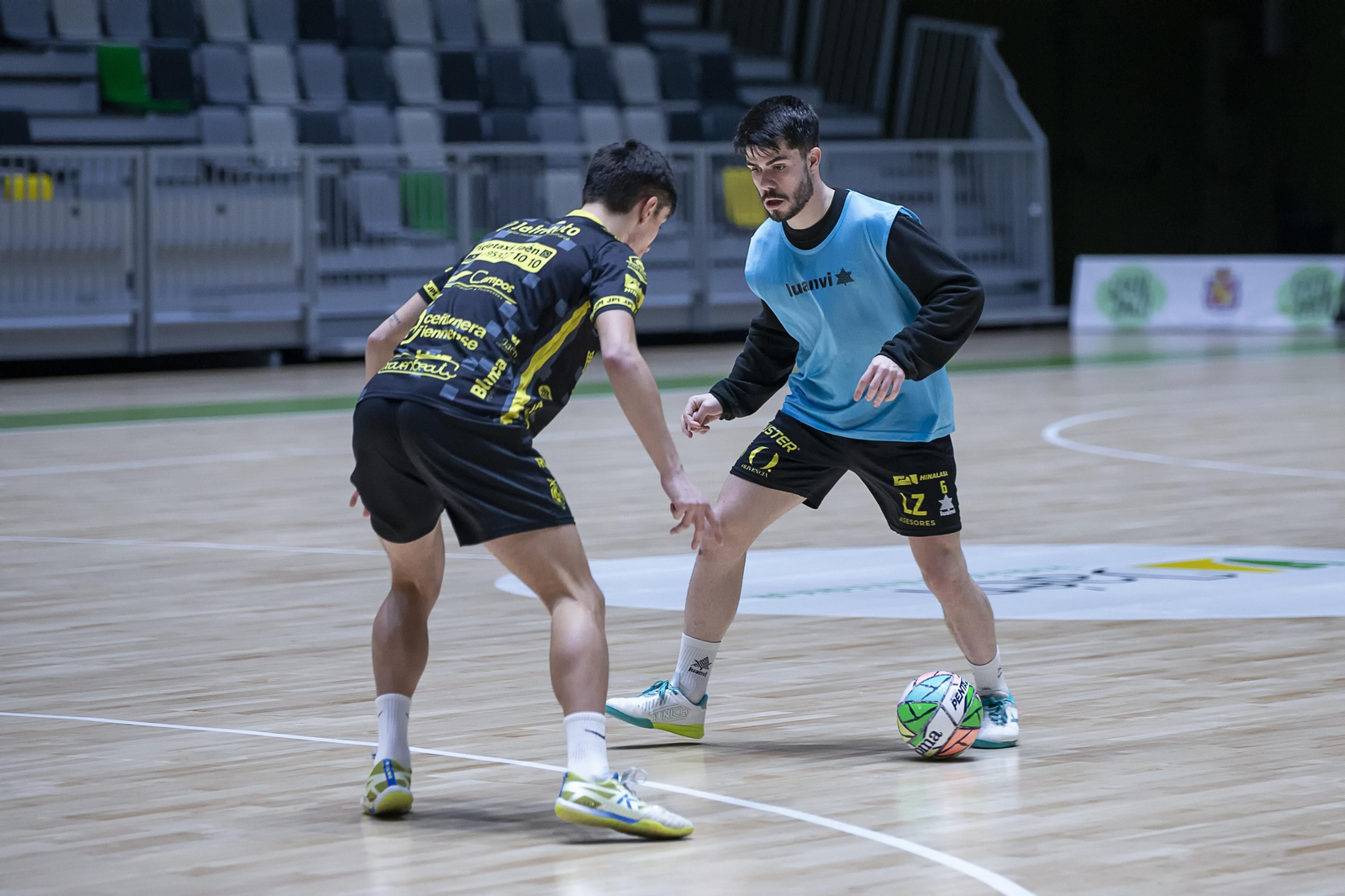 Dani Zurdo durante uno de sus entrenamientos.