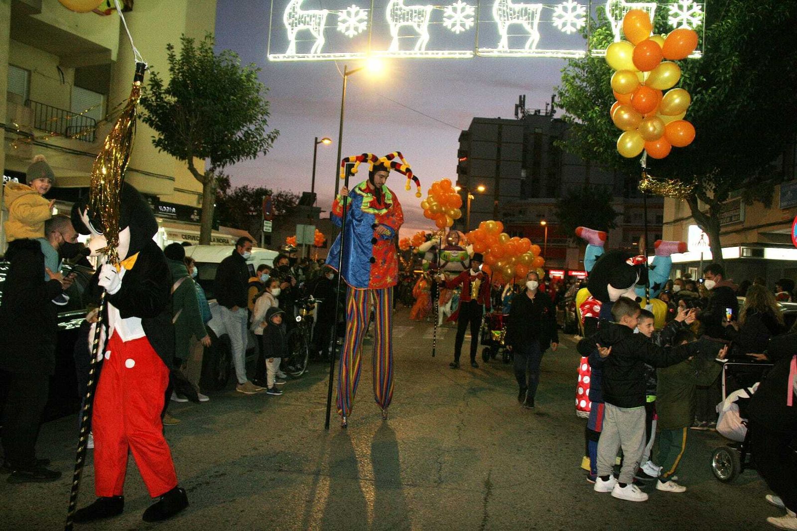 La Cabalgata de la Reina de Occidente, en imágenes