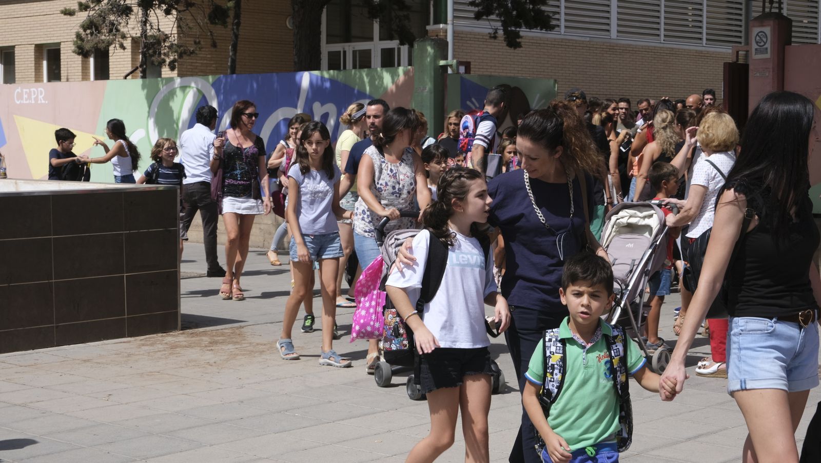 Imágenes del primer día de curso escolar en Almería