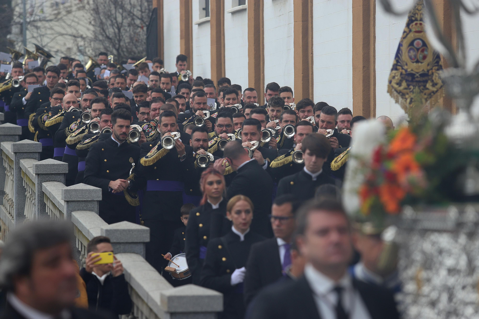 Imágenes del Patrón San Sebastian por las calles de Huelva