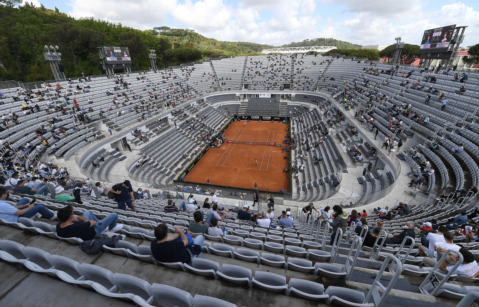 Las fotos de la Alejandro Davidovich ante Novak Djokovic.