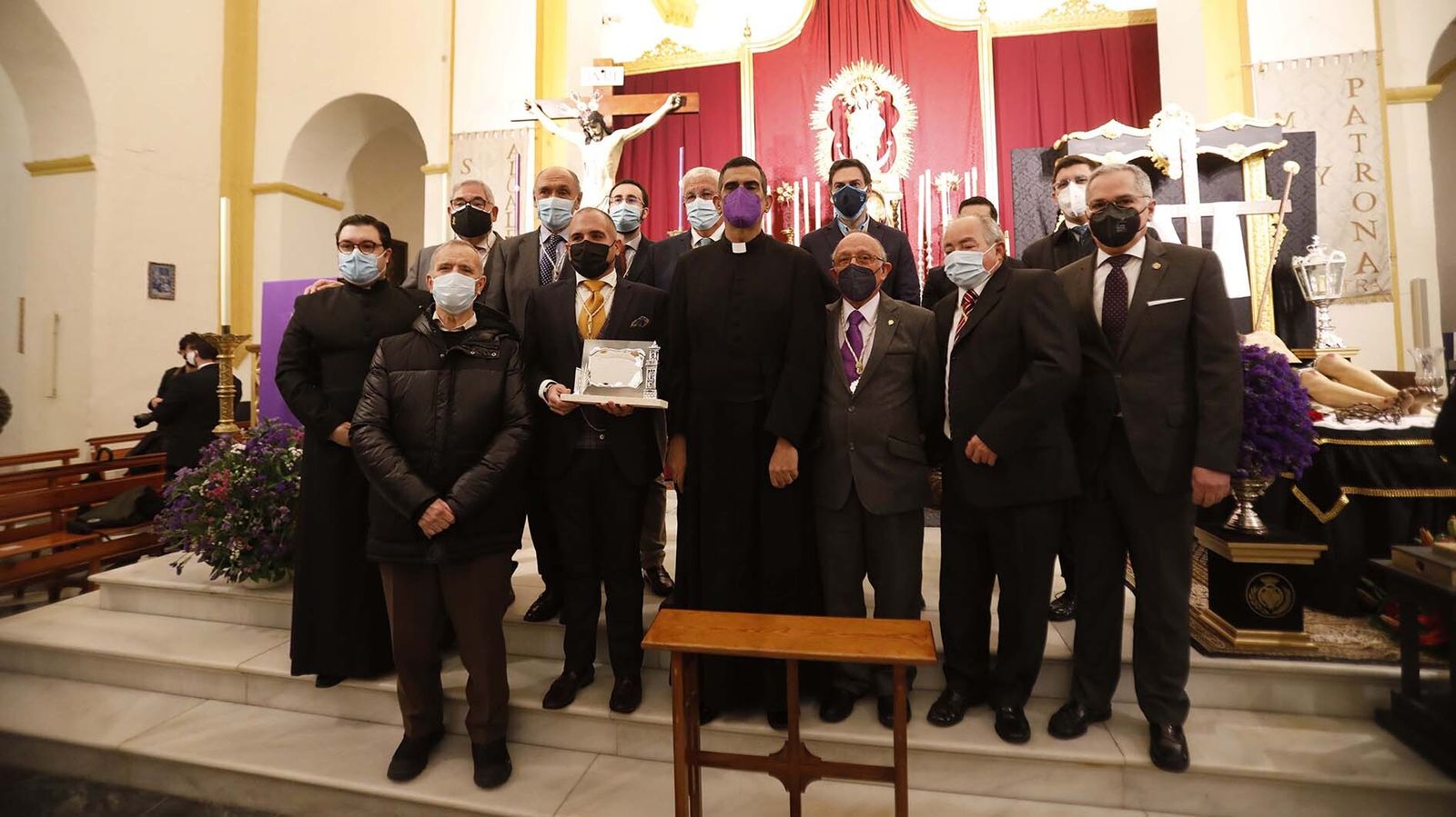 Las fotos de la presentación  del cartel oficial de la Semana Santa de Algeciras y la entrega de la Palma Cofrade