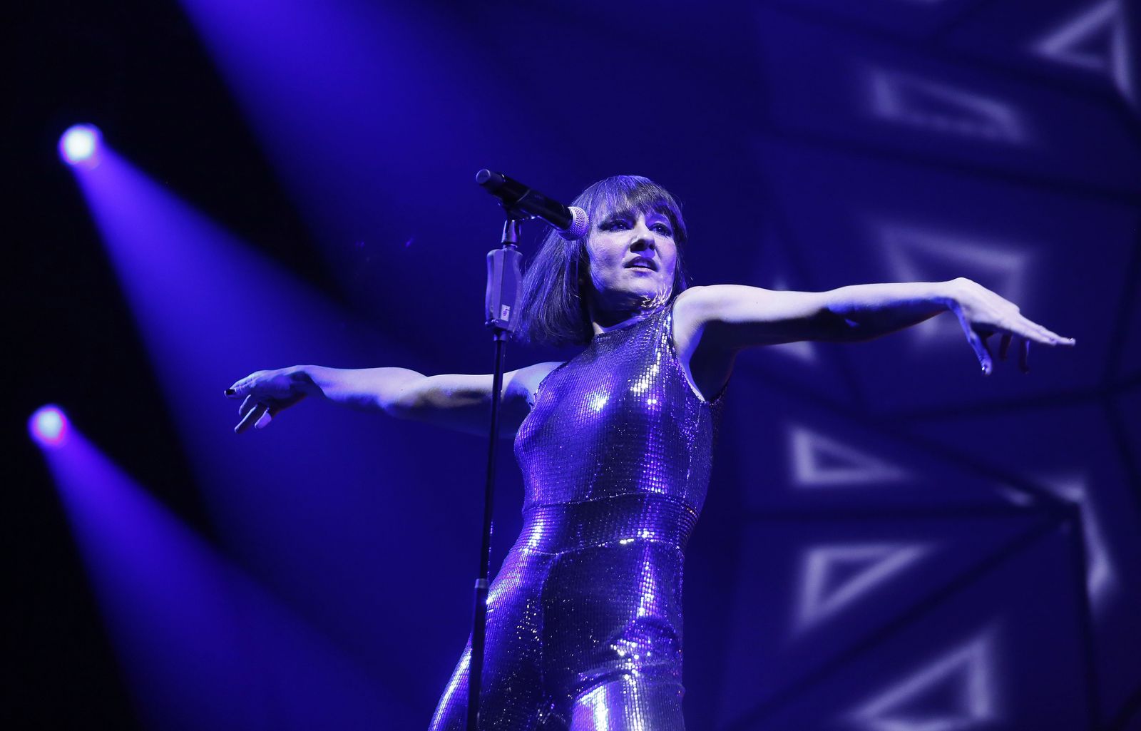 Eva Amaral, durante una actuación en 2019.