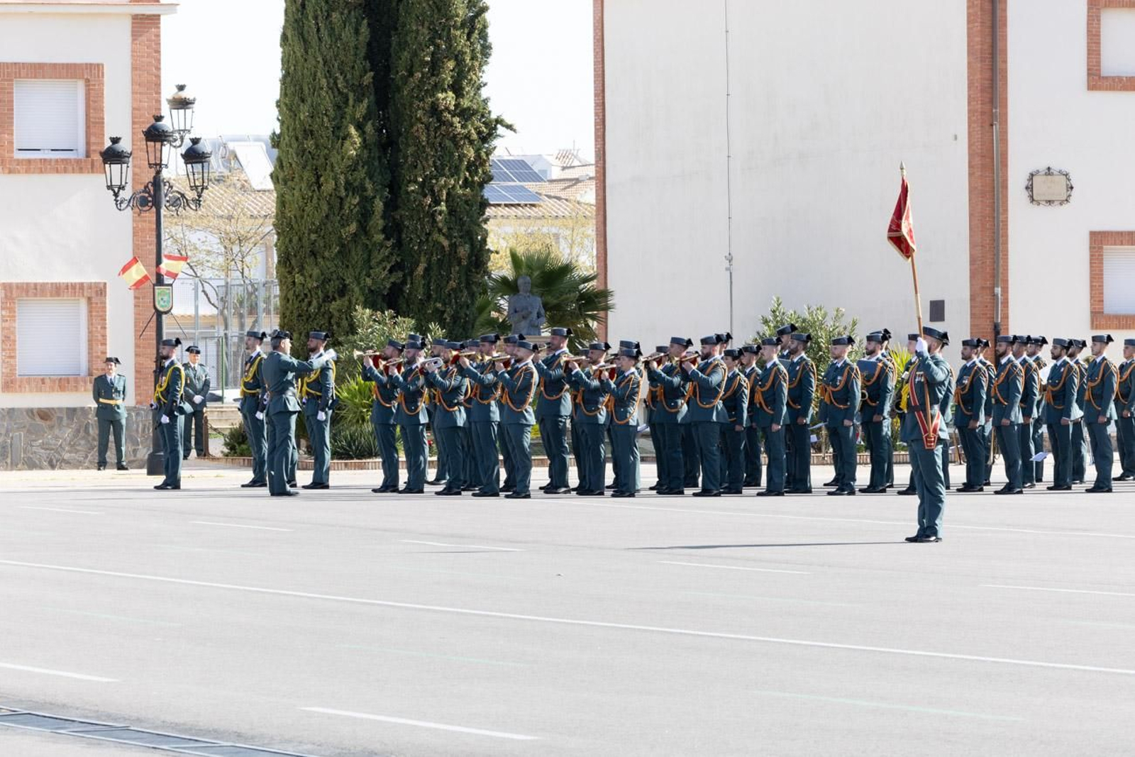Acto de jura de bandera de la 130ª promoción de guardias civiles de la Academia de Baeza