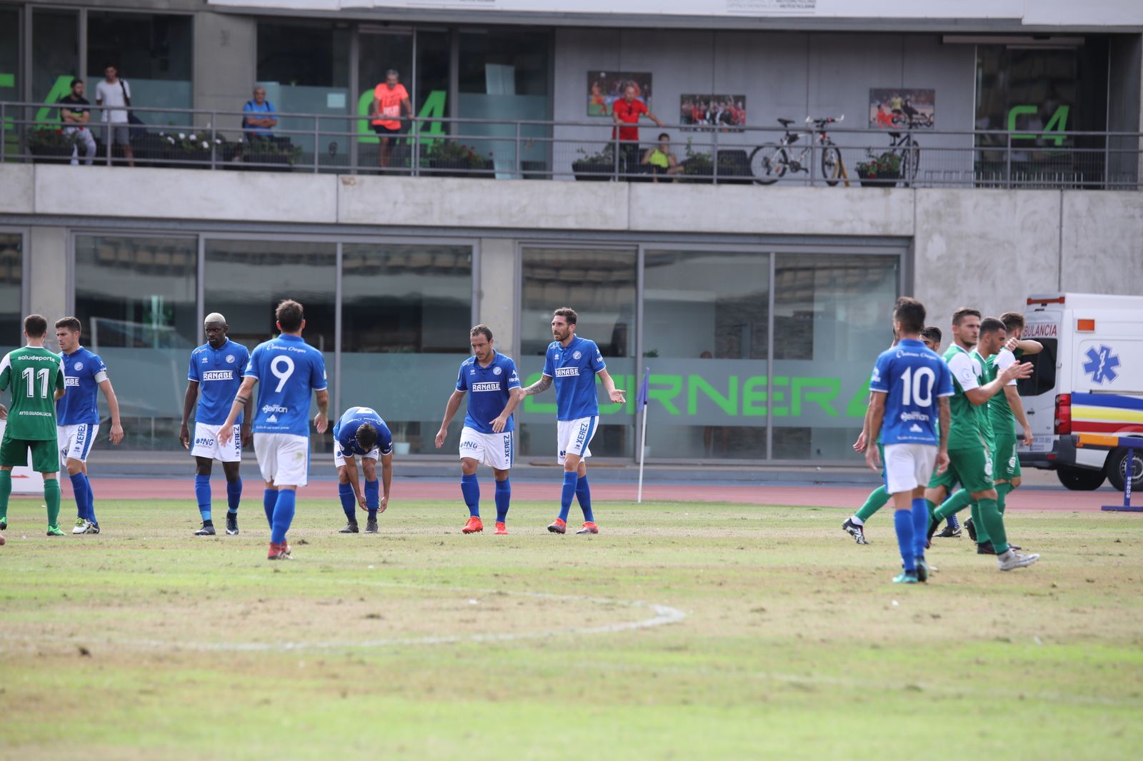 Jorge Herrero y Rojas, en el partido contra el Guadalcacín en Chapín.