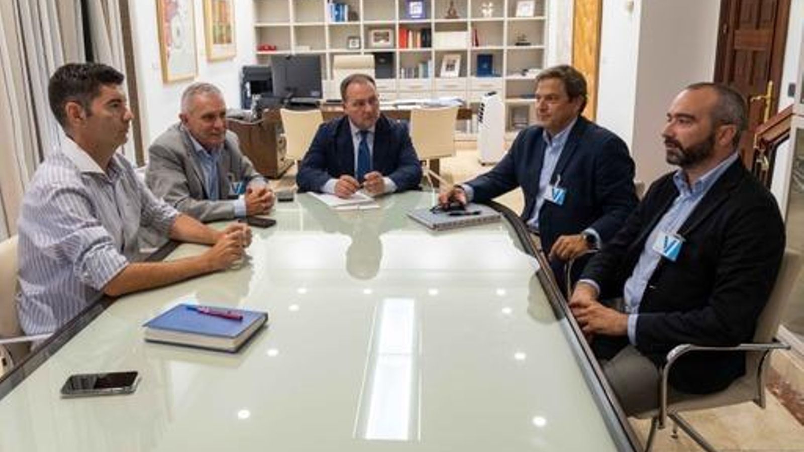 Reunión entre la Diputación de Huelva y Atalaya Mining. Reunión entre la Diputación de Huelva y Atalaya Mining.