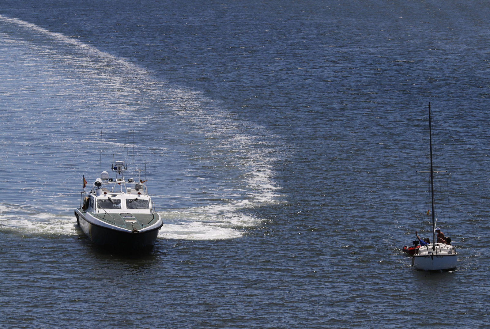 Una patrullera de la Guardia Civil.