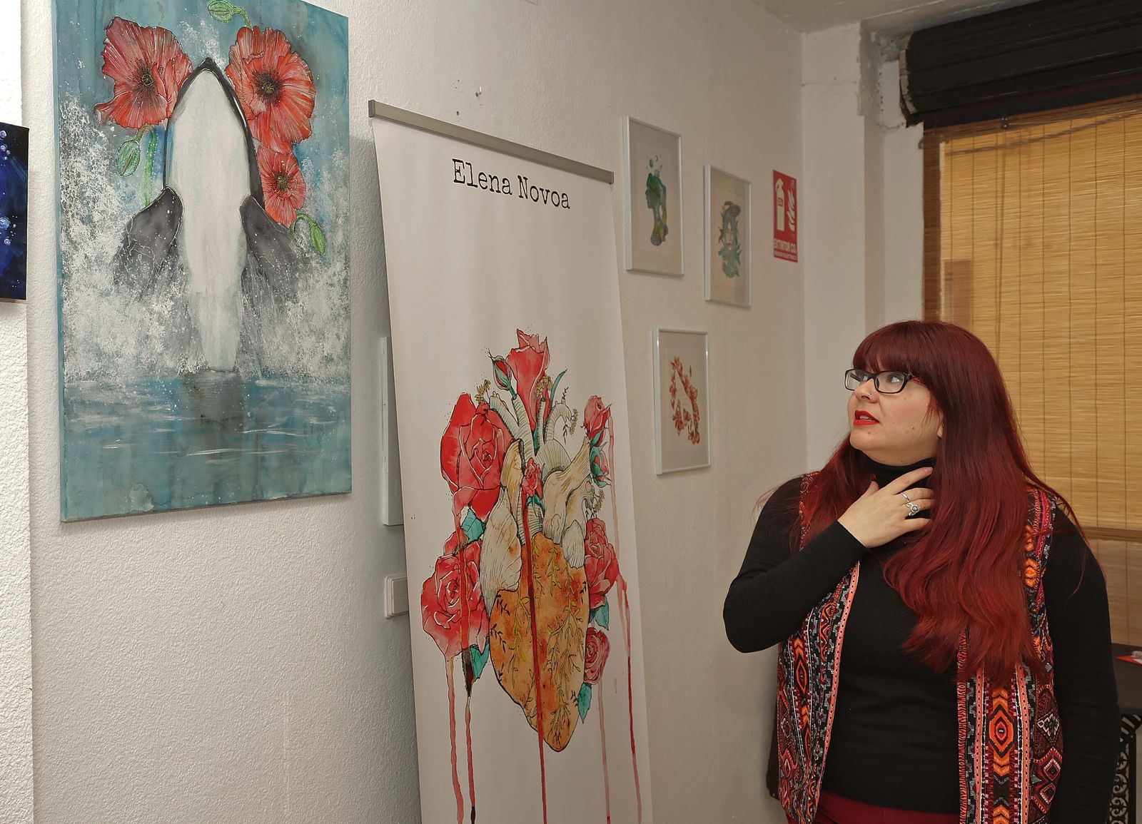 La exposición de Elena Novoa, en imágenes